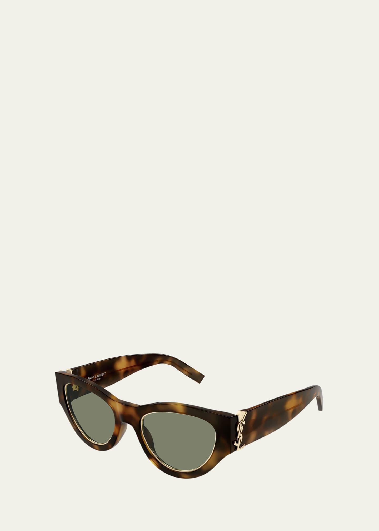 Saint Laurent SLM94 Recycled Acetate Cat-Eye Sunglasses Image 2 of 2
