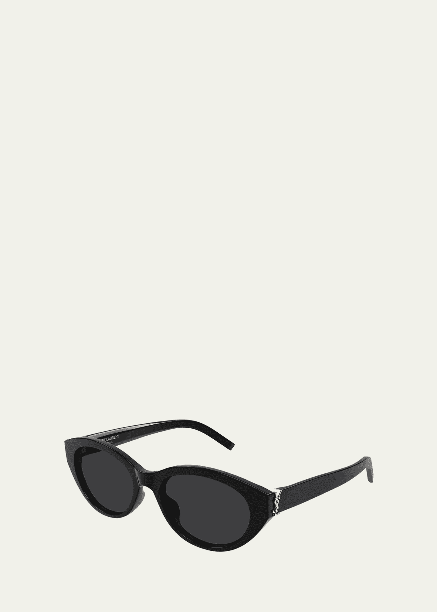 Saint Laurent Recycled Acetate Round Sunglasses Image 2 of 2