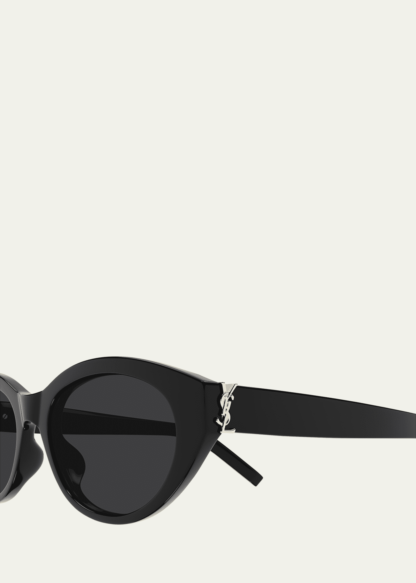 Saint Laurent Recycled Acetate Round Sunglasses Image 3 of 3