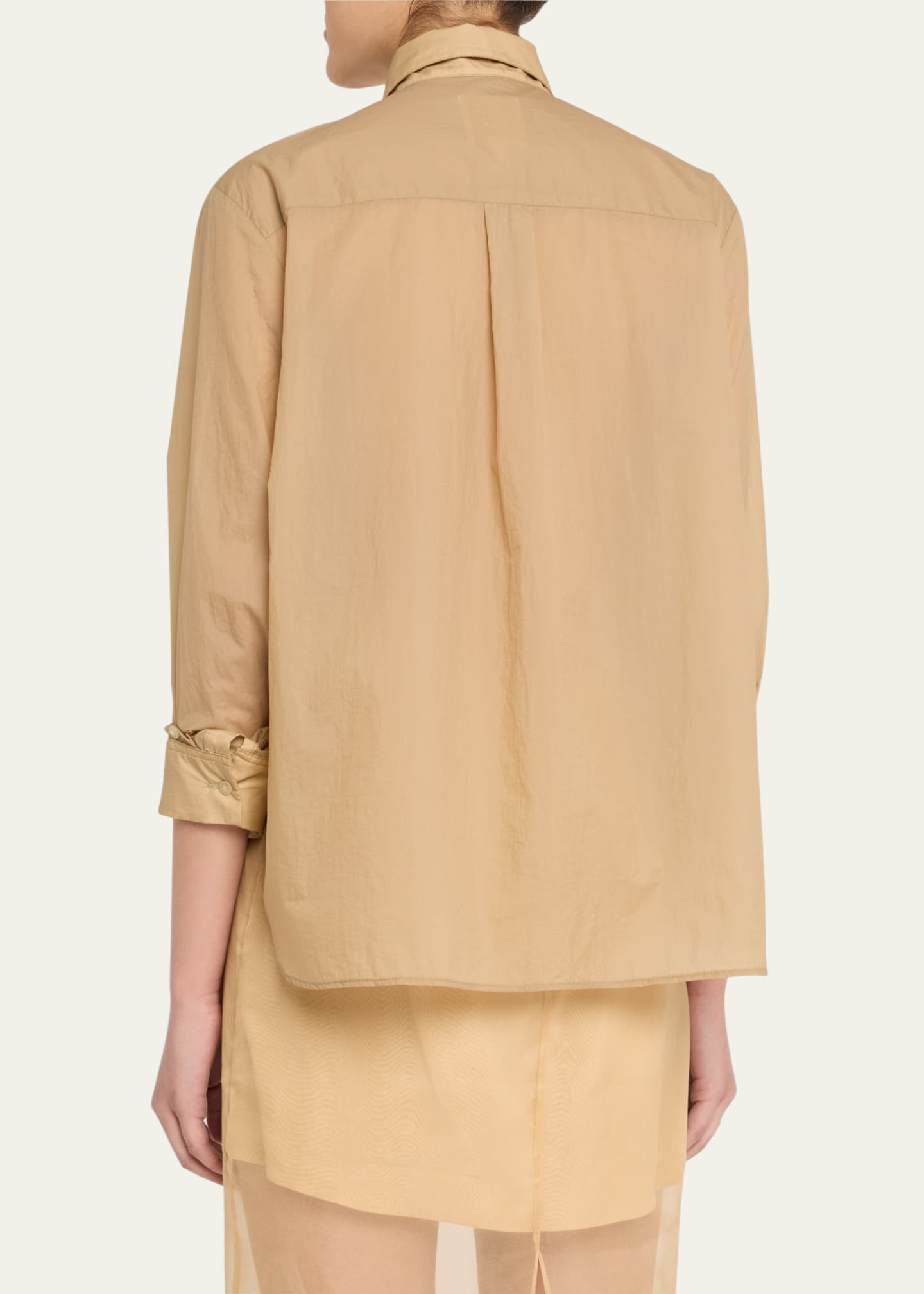 TWP Next Morning Button-Front Shirt Image 3 of 5