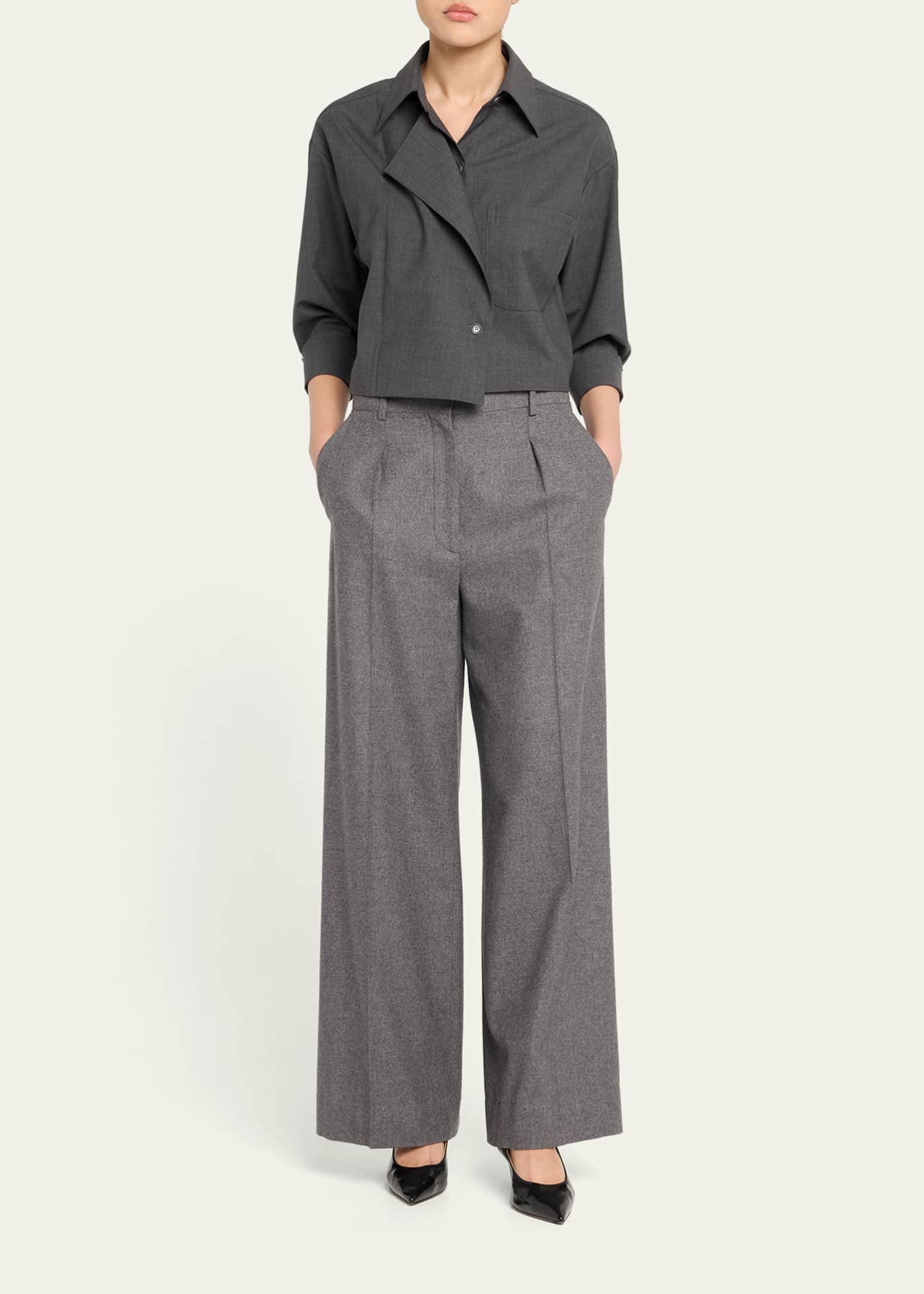 TWP Next Chapter Asymmetric Shirt Image 2 of 5