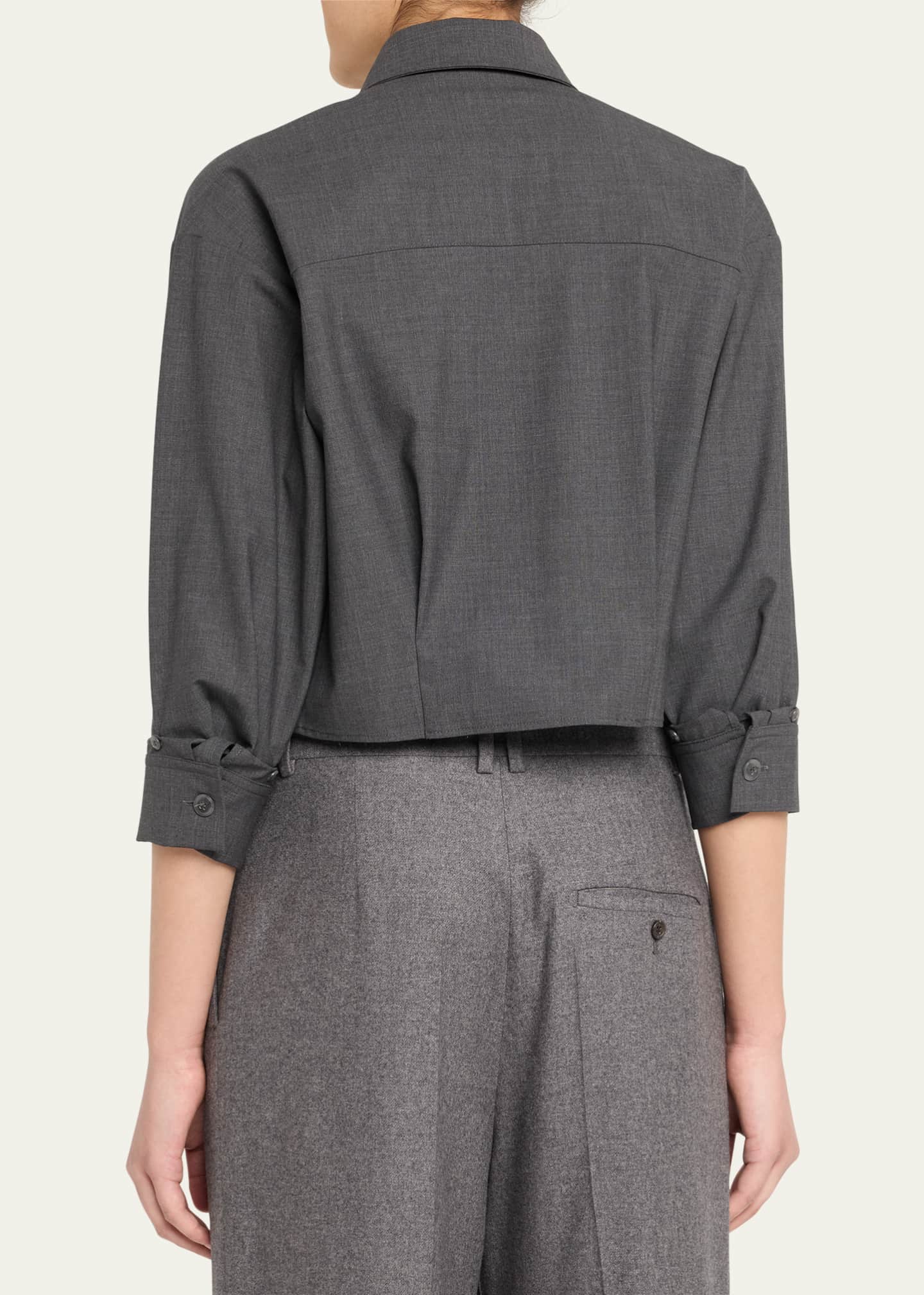 TWP Next Chapter Asymmetric Shirt Image 3 of 5