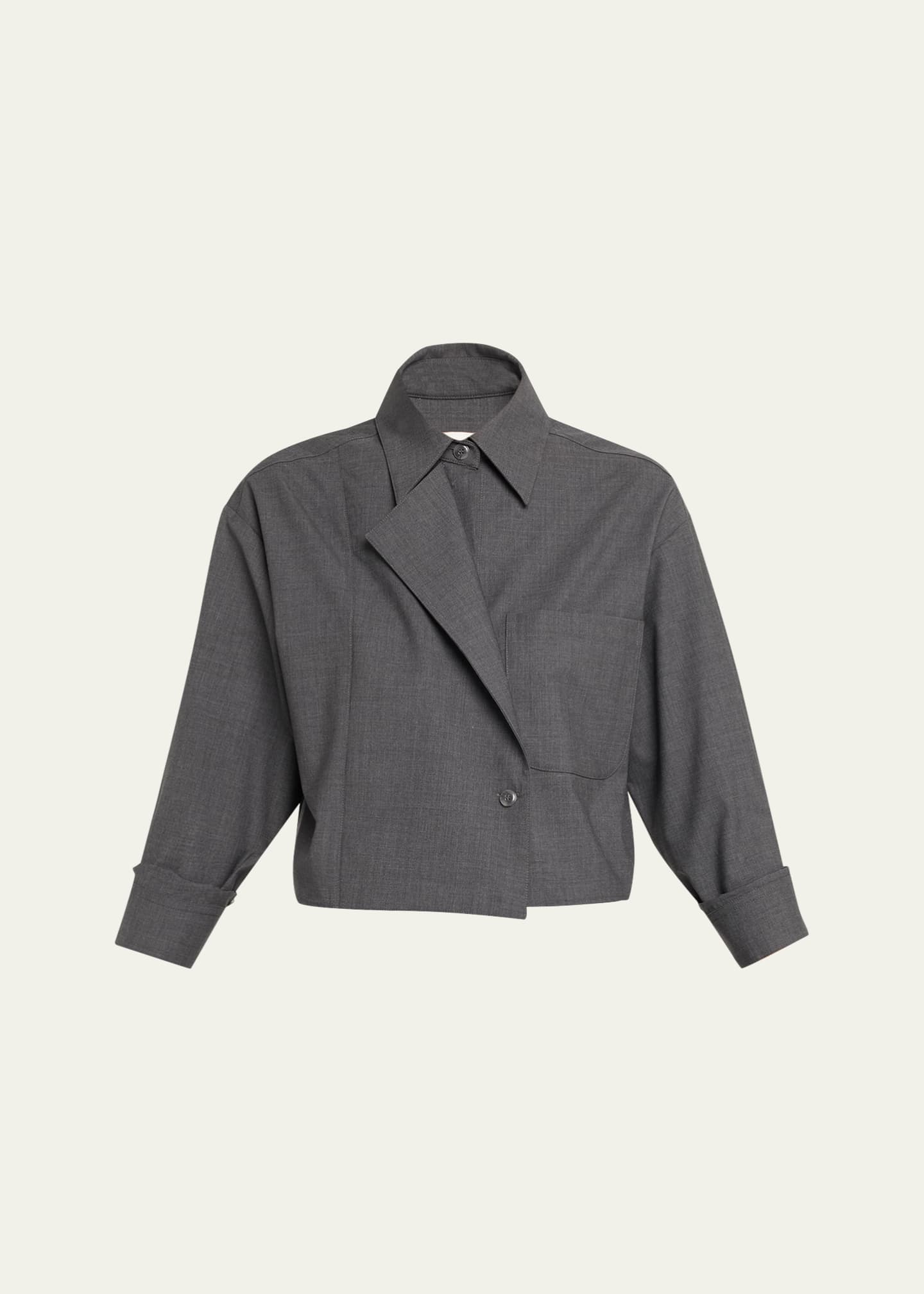 TWP Next Chapter Asymmetric Shirt Image 1 of 5