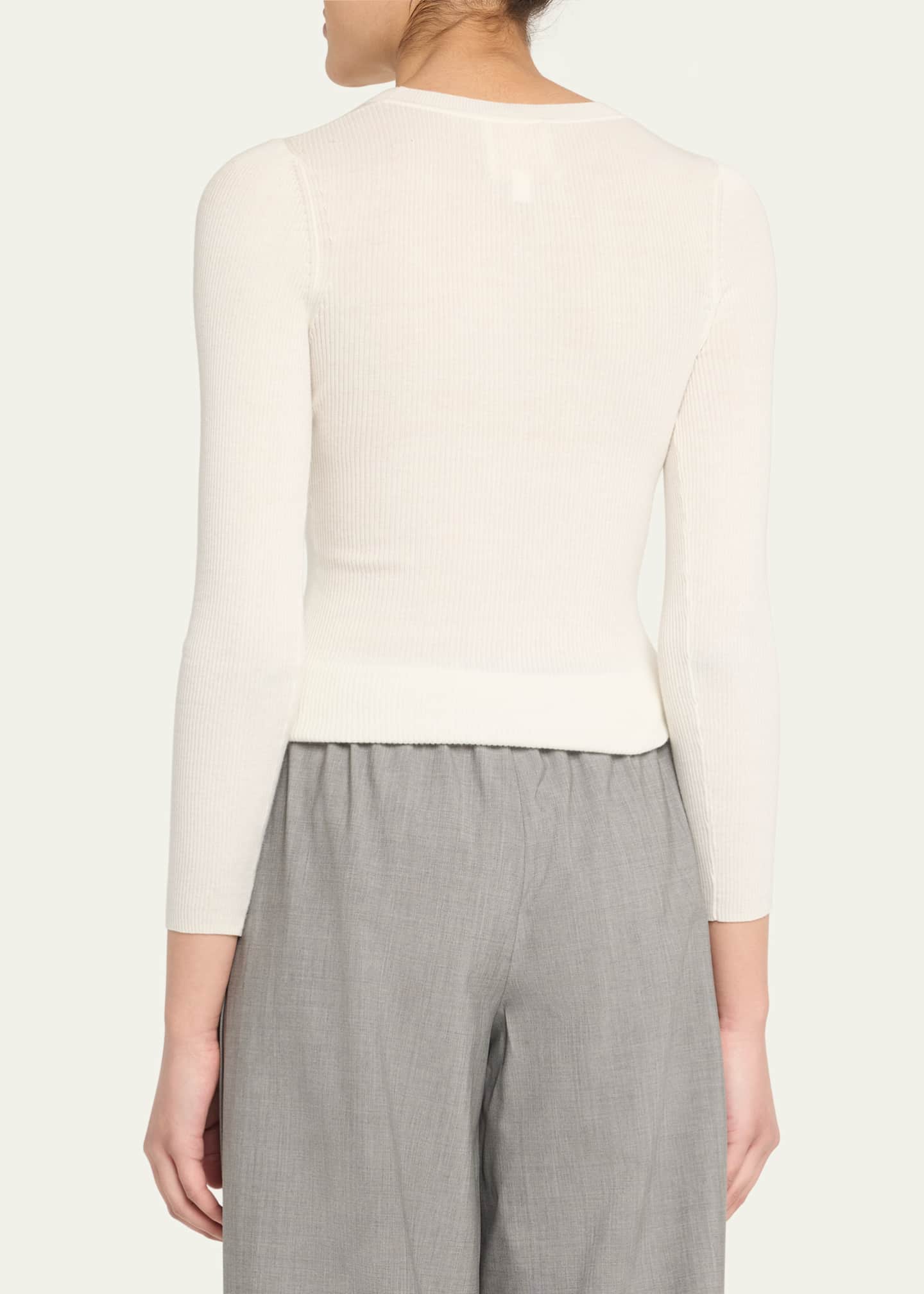 TWP Ribbed Wool Pullover Image 3 of 5
