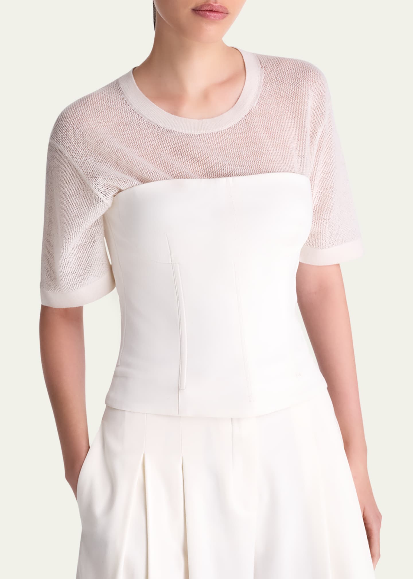TWP Jillian Strapless Bustier Top Image 3 of 4