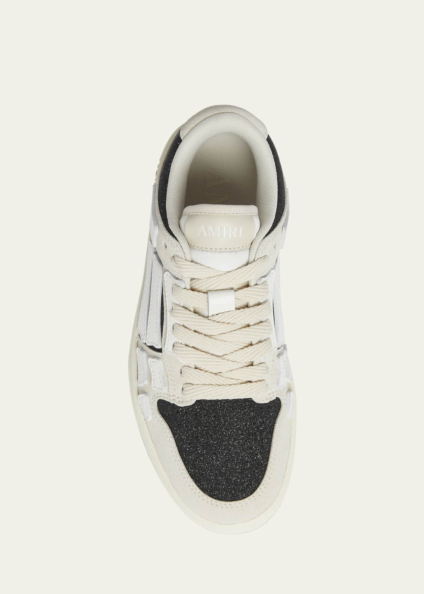 Amiri Pacific Bones Mixed Leather Sneakers - Bergdorf Goodman