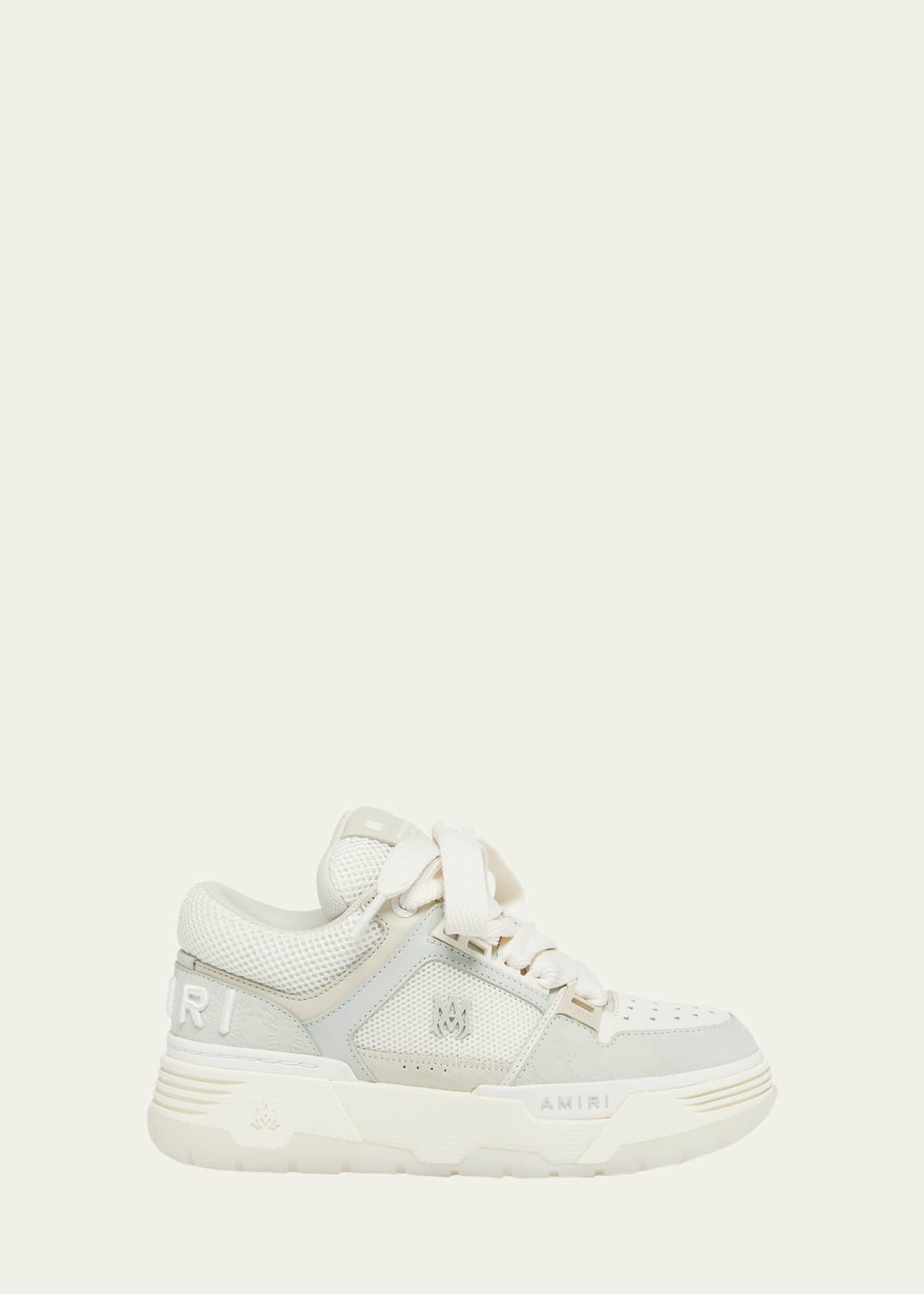 Amiri MA-1 Leather Mesh Sneakers Image 1 of 3