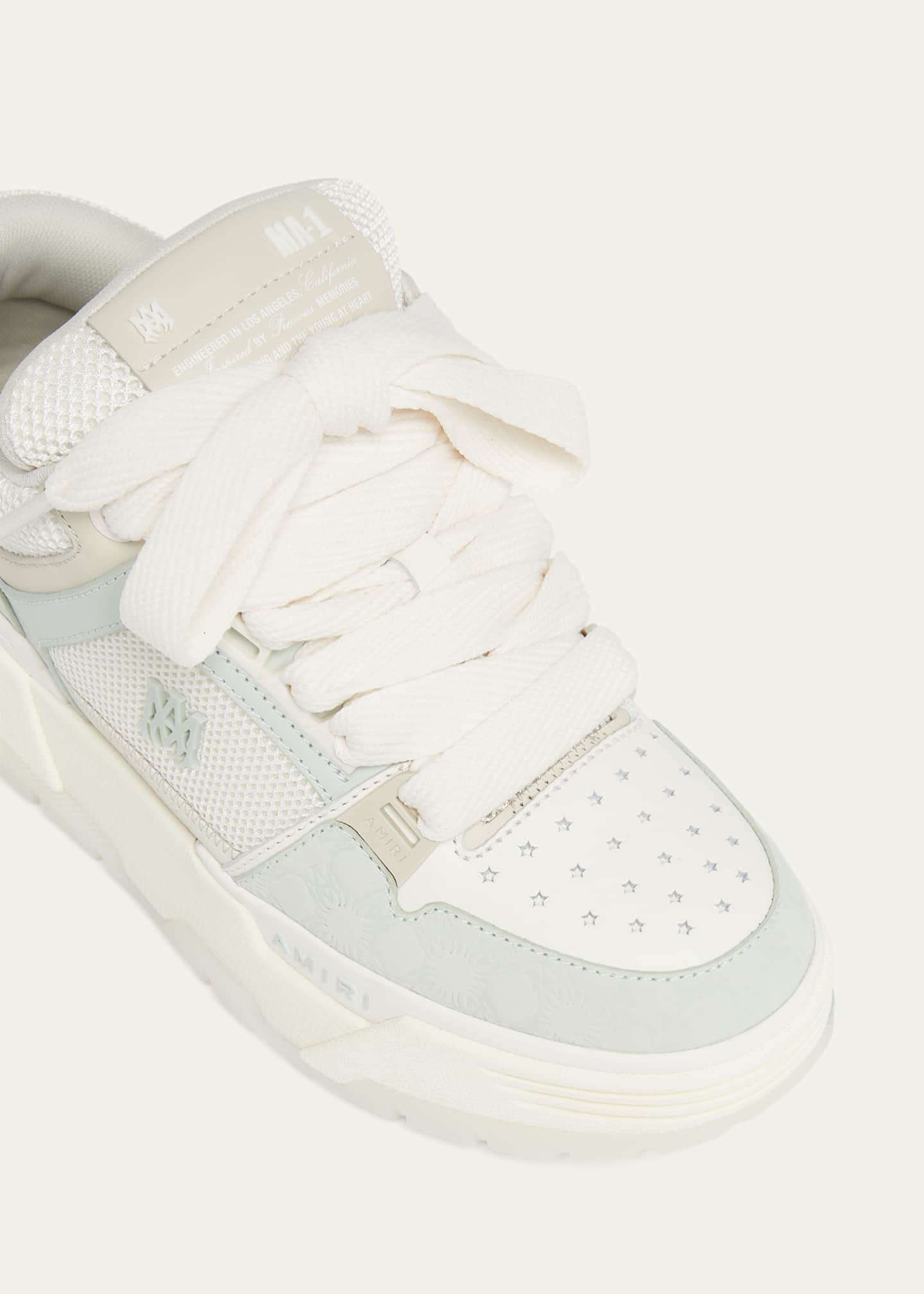 Amiri MA-1 Leather Mesh Sneakers Image 3 of 3