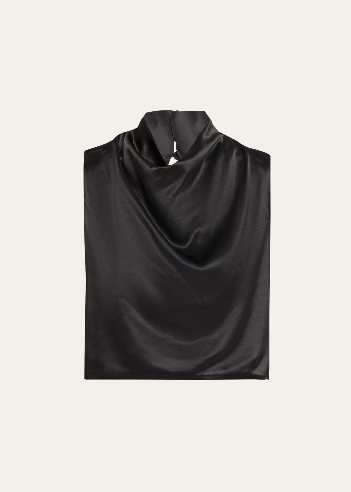 AEXAE Silk Cowl-Neck Top Image 1 of 5