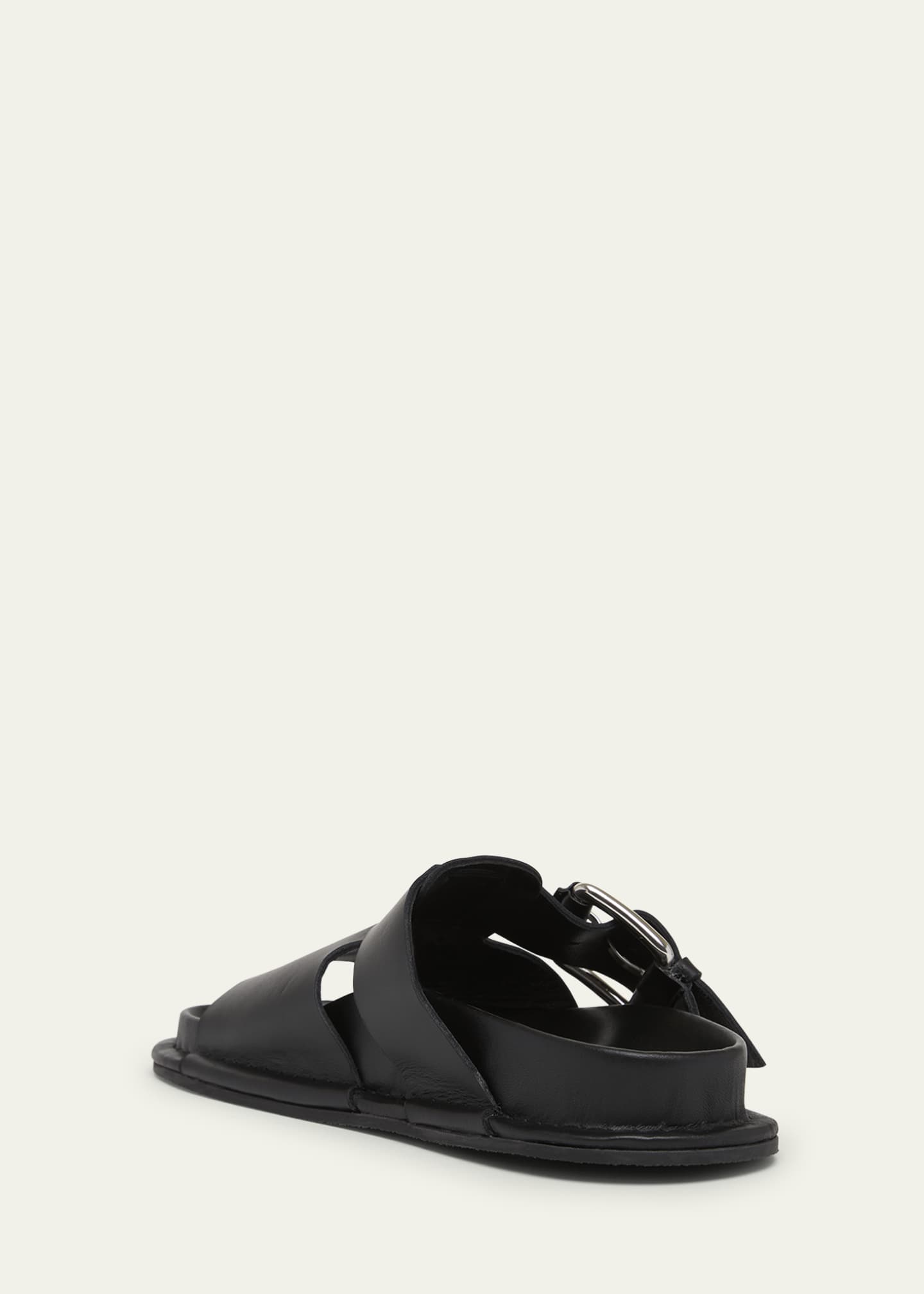 Plan C Fussbet Leather Sandals Image 4 of 5