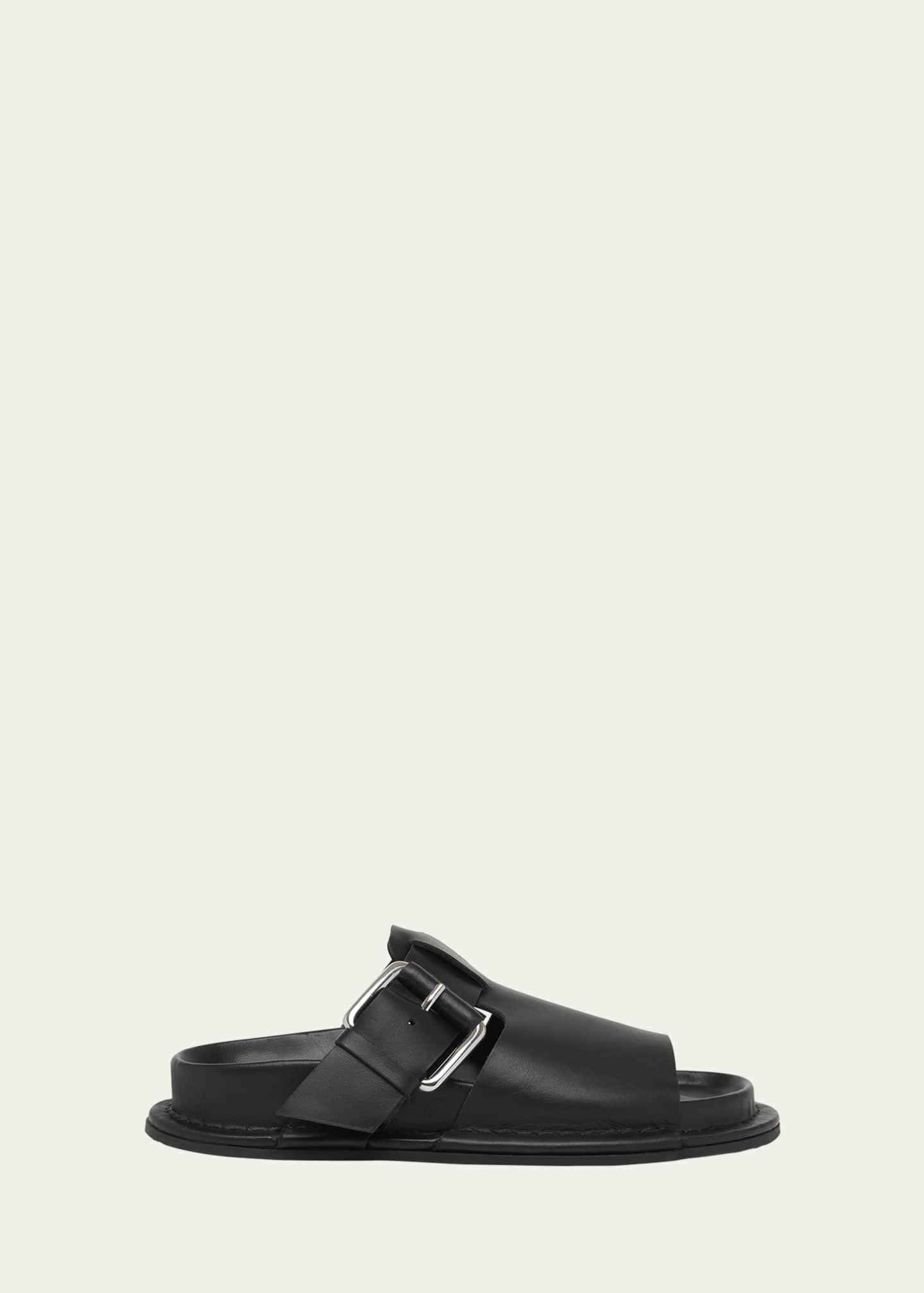 Plan C Fussbet Leather Sandals Image 1 of 5
