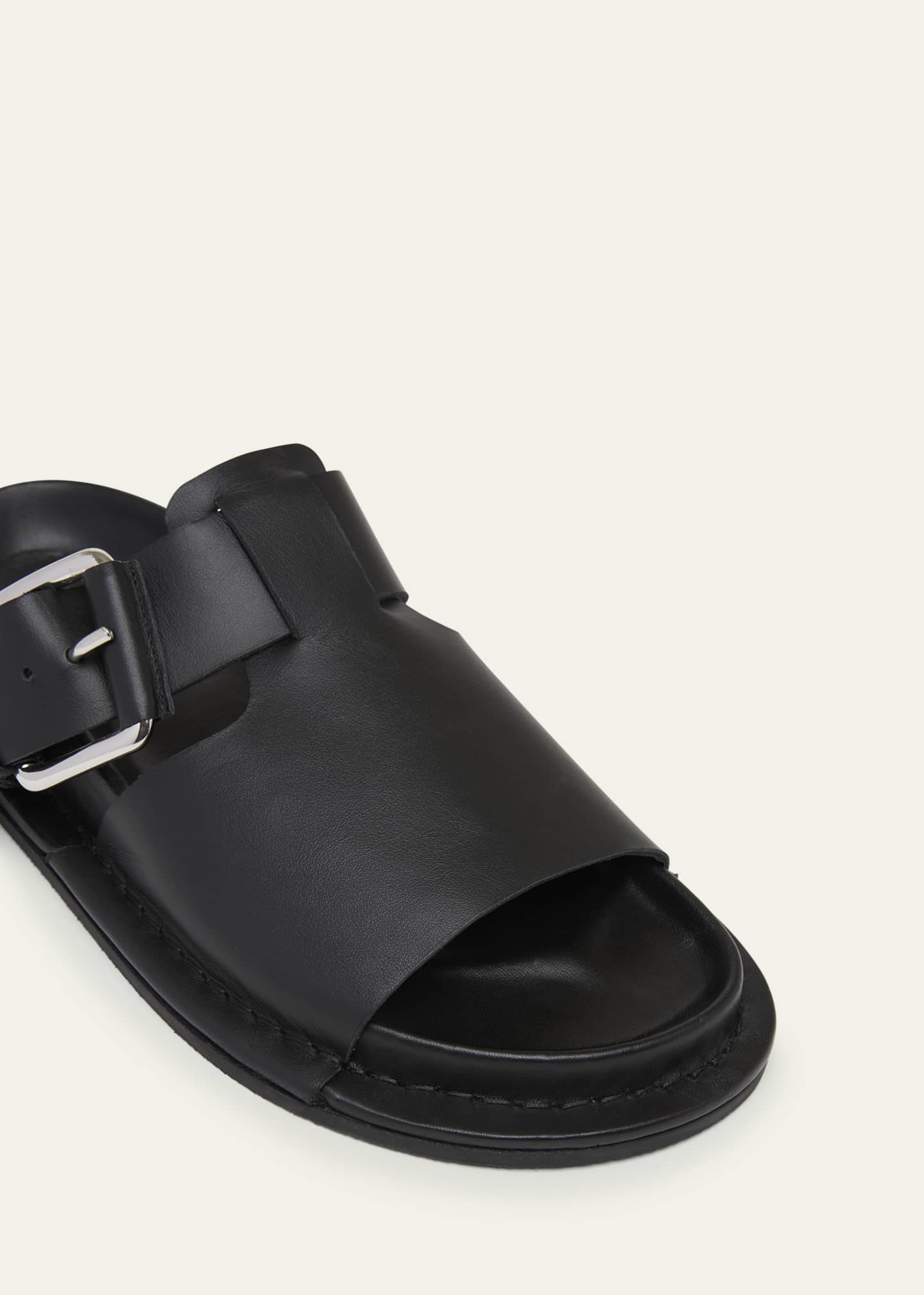Plan C Fussbet Leather Sandals Image 5 of 5