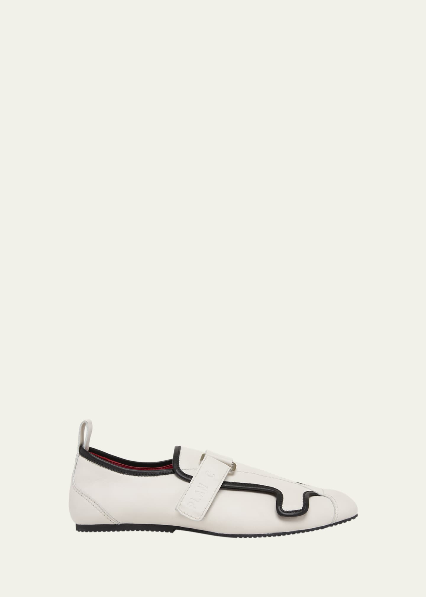 Plan C Ciclista Low-Top Leather Sneakers Image 1 of 5