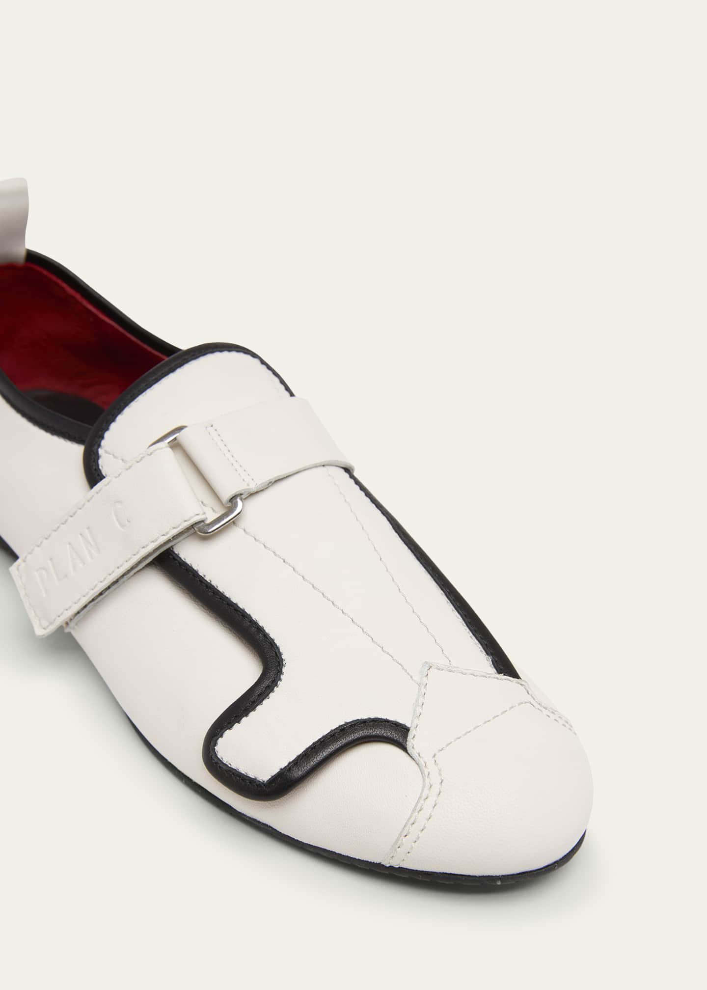 Plan C Ciclista Low-Top Leather Sneakers Image 5 of 5