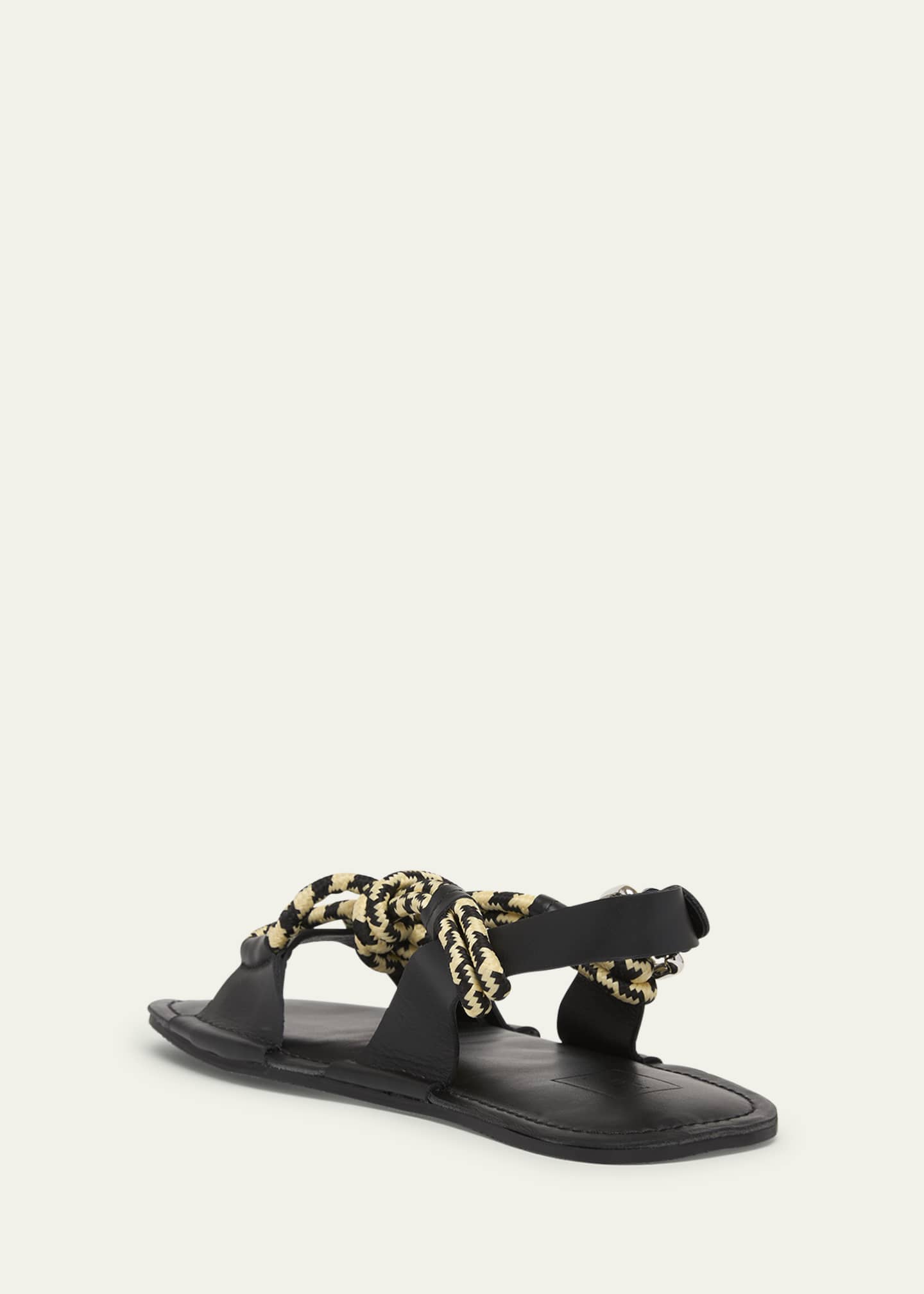 Plan C Rope Leather Sandals Image 4 of 5