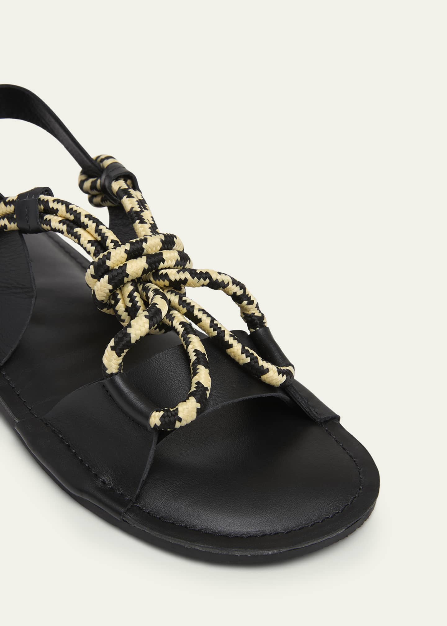 Plan C Rope Leather Sandals Image 5 of 5