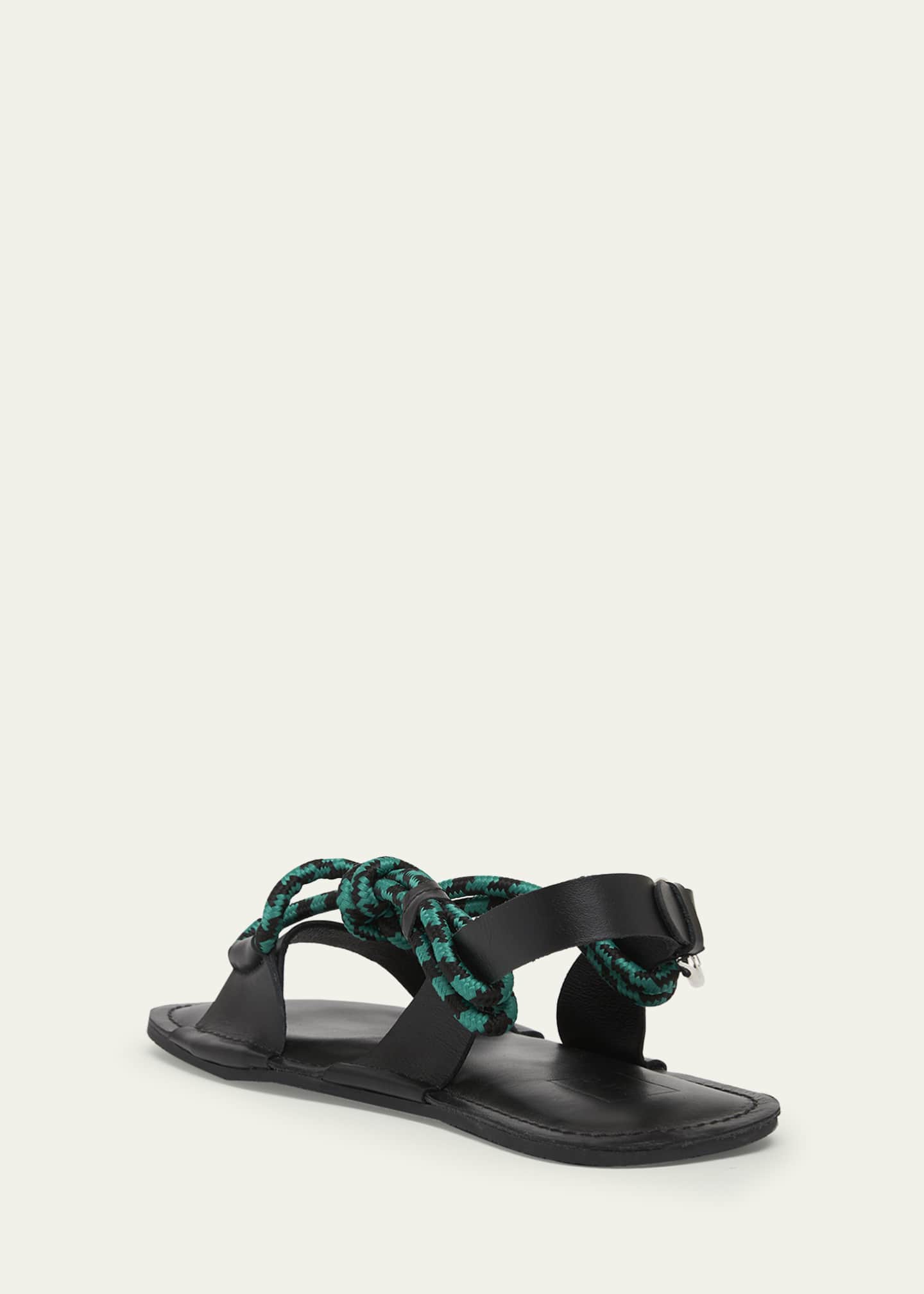 Plan C Rope Leather Sandals Image 4 of 5