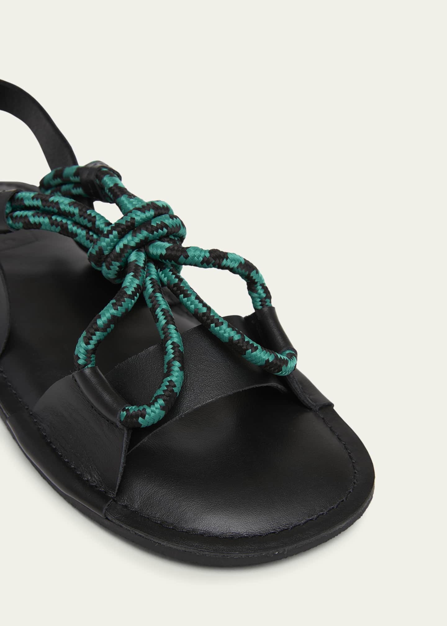 Plan C Rope Leather Sandals Image 5 of 5