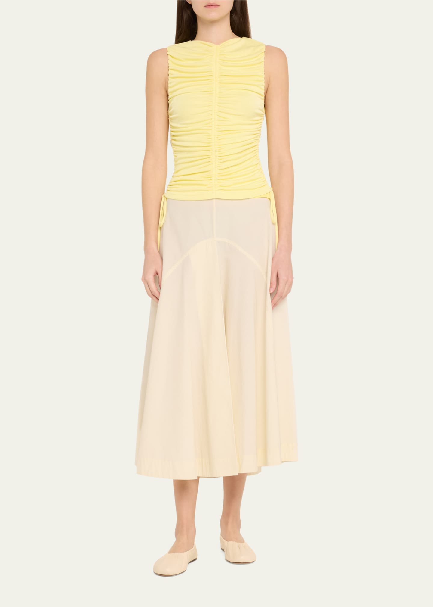 Dani Ruched Drawstring Top - Thumbnail 2