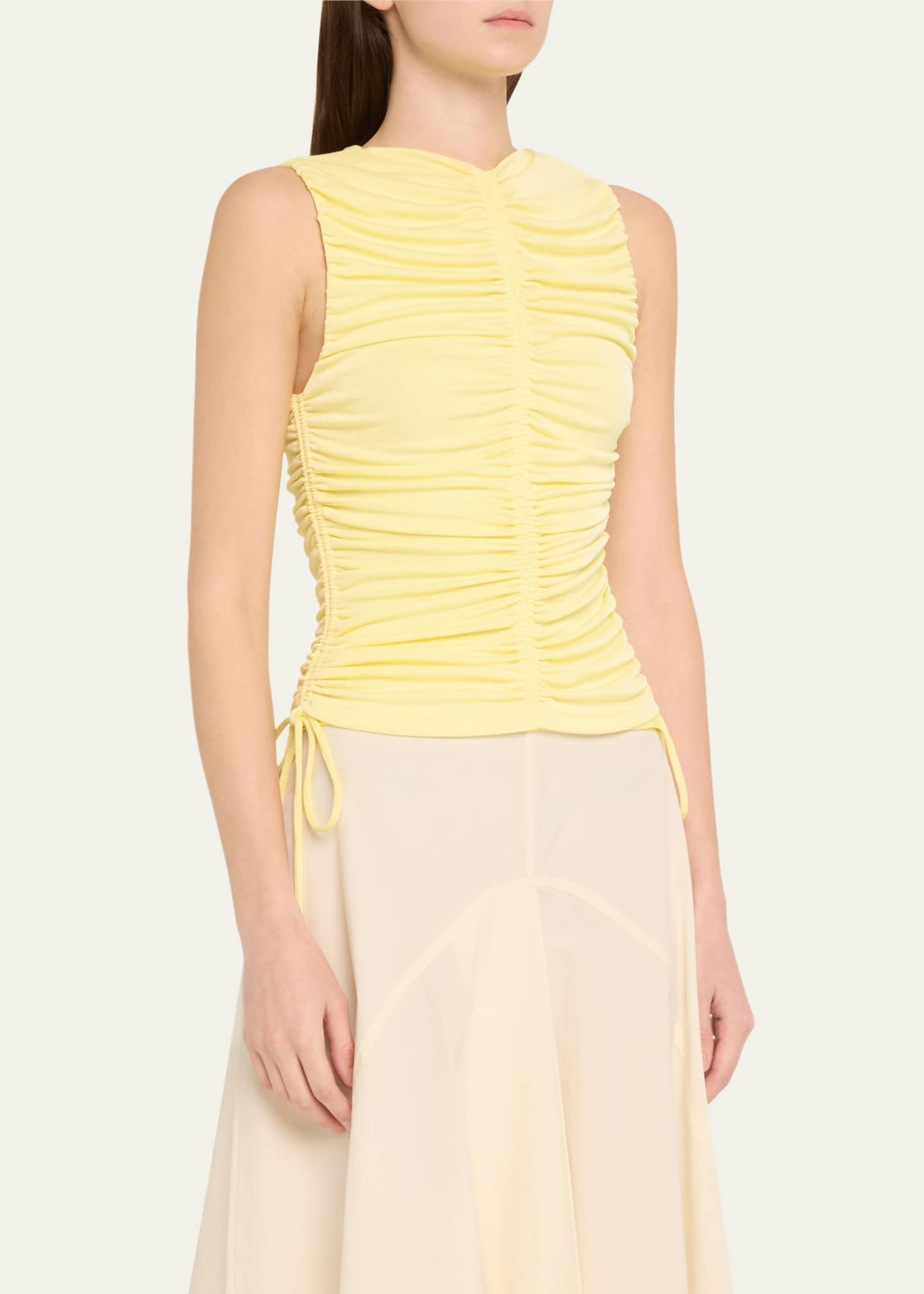 Dani Ruched Drawstring Top - Thumbnail 4