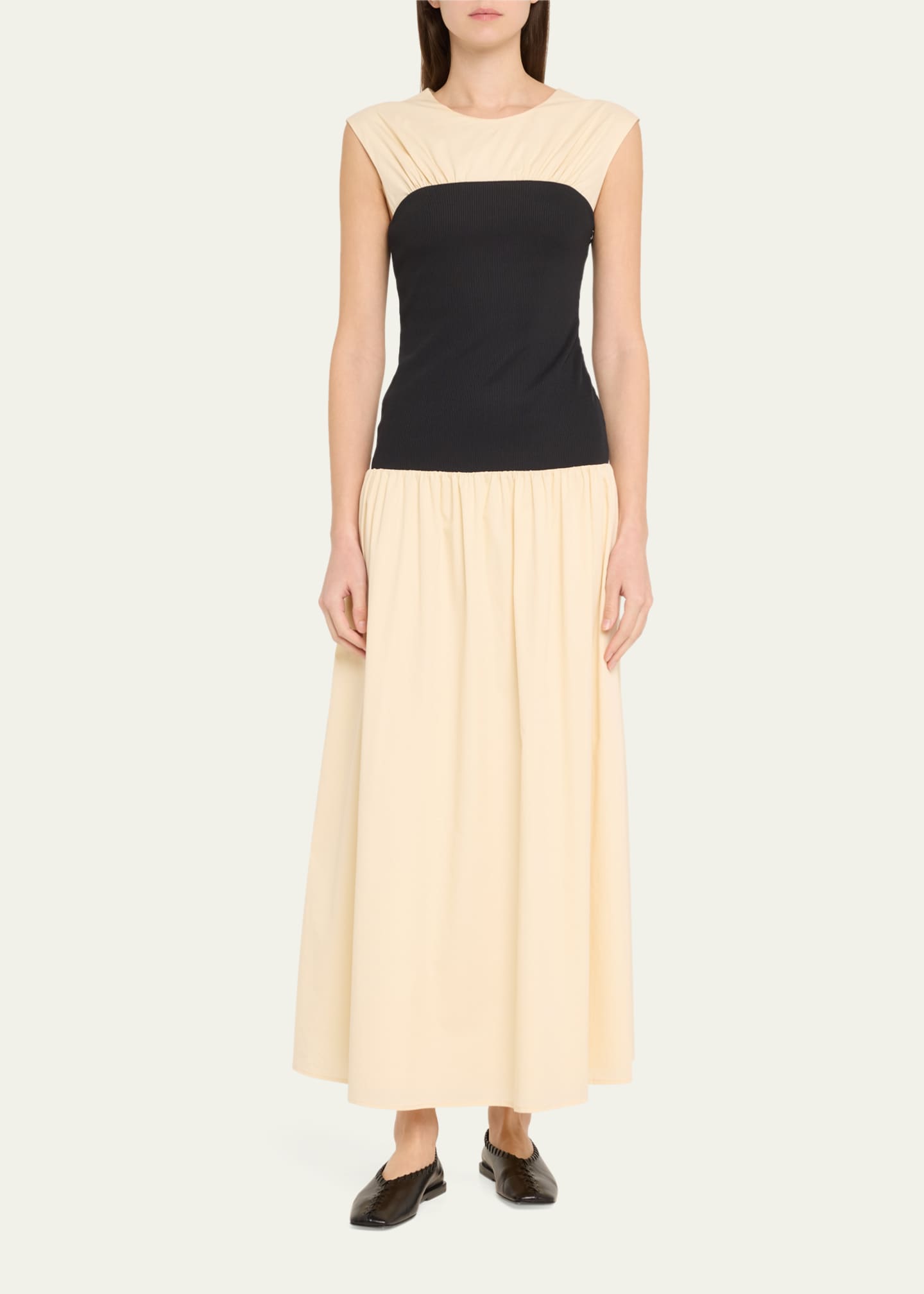 Anna Quan Stefania Colorblock Maxi Dress Image 2 of 5