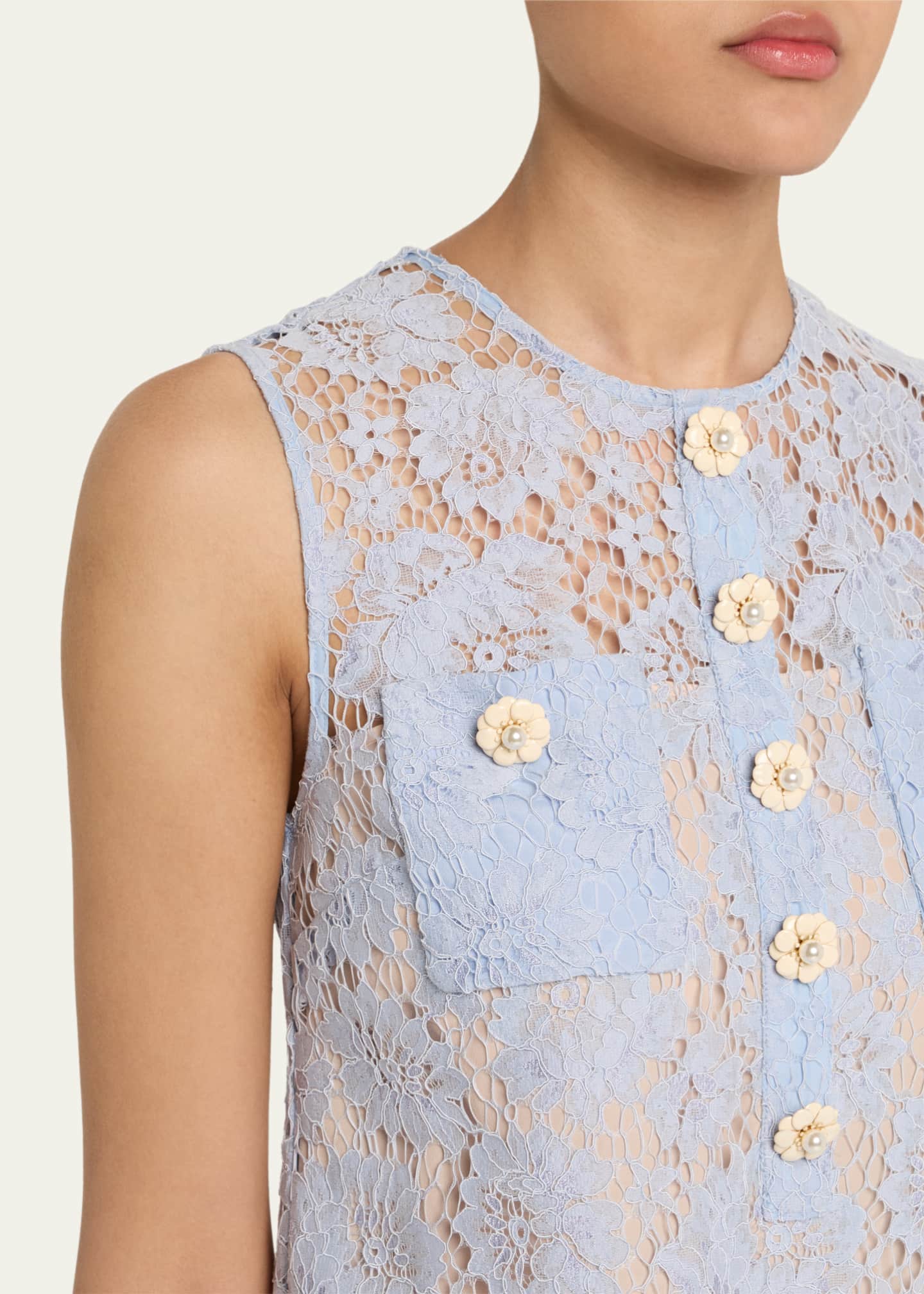 Fine Lace Mini Dress