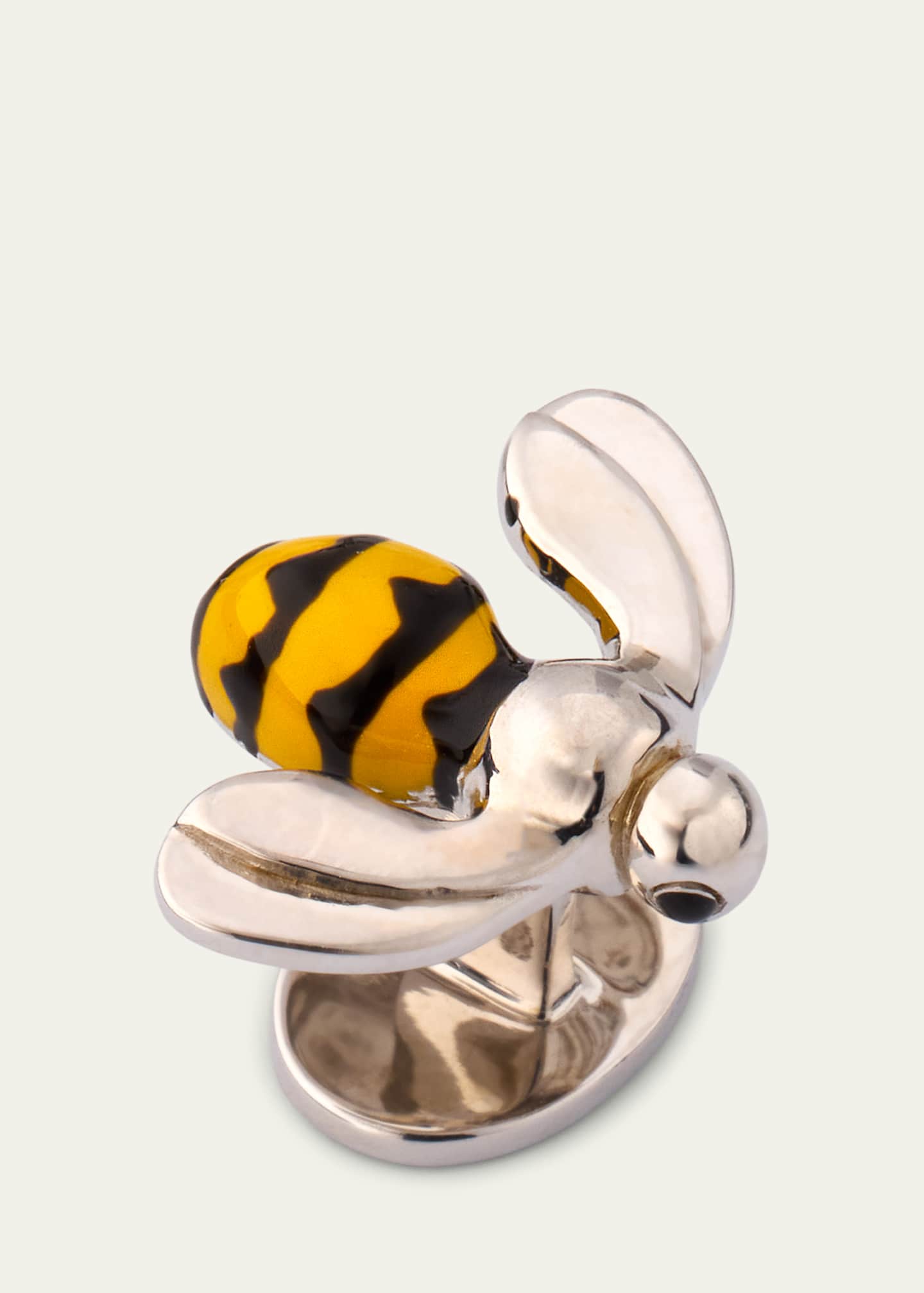 Jan Leslie Men's Sterling Silver Bee Tuxedo Stud Set Image 3 of 5