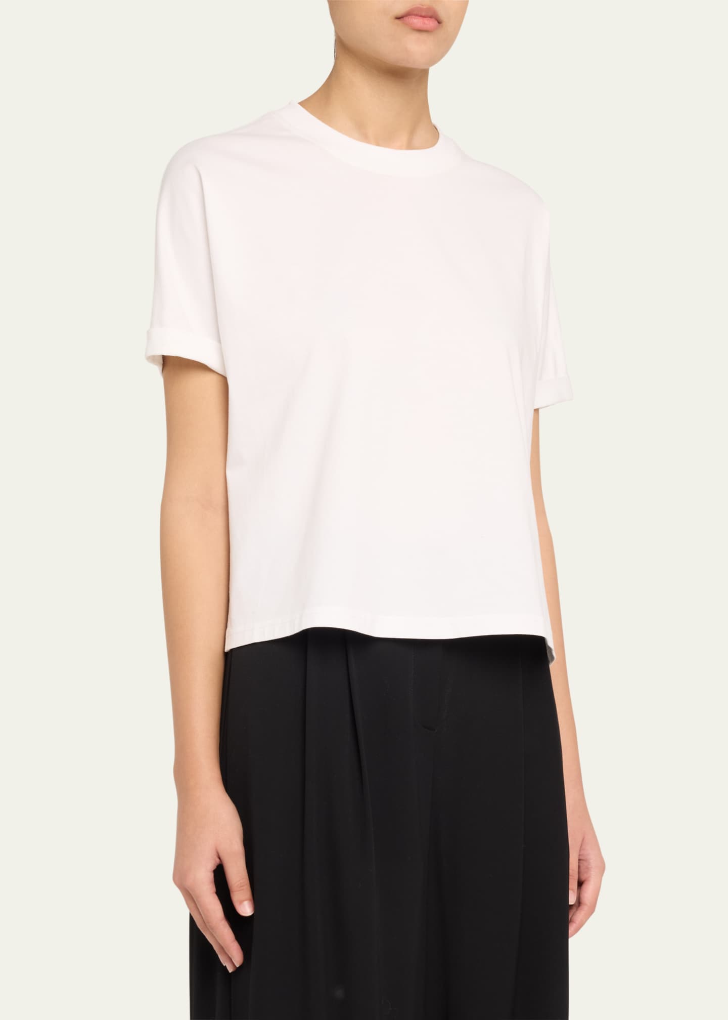 3.1 Phillip Lim Floral Collage Panel Short-Sleeve T-Shirt Image 4 of 5