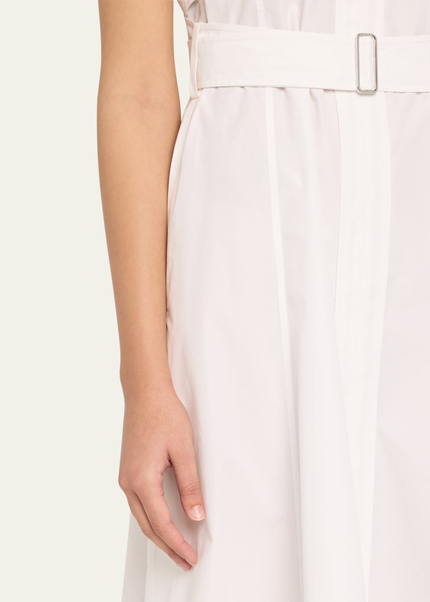 3.1 Phillip Lim V-Neck Sleeveless Belted Midi Dress Image 5 of 5