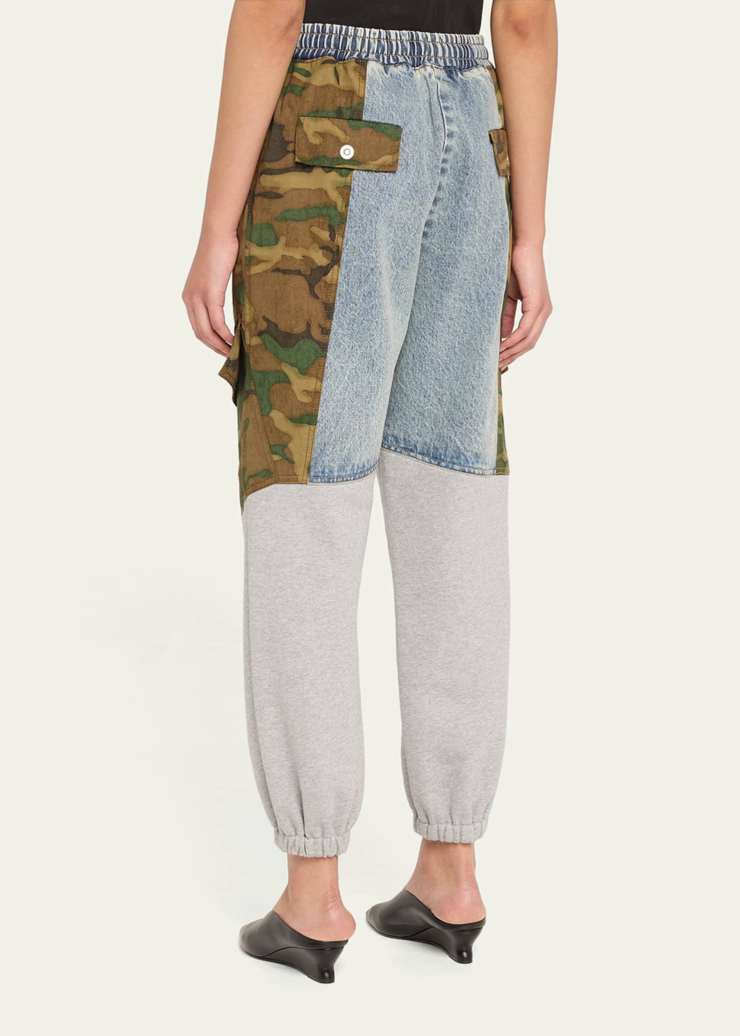 Patchwork Camo Ripstick Joggers