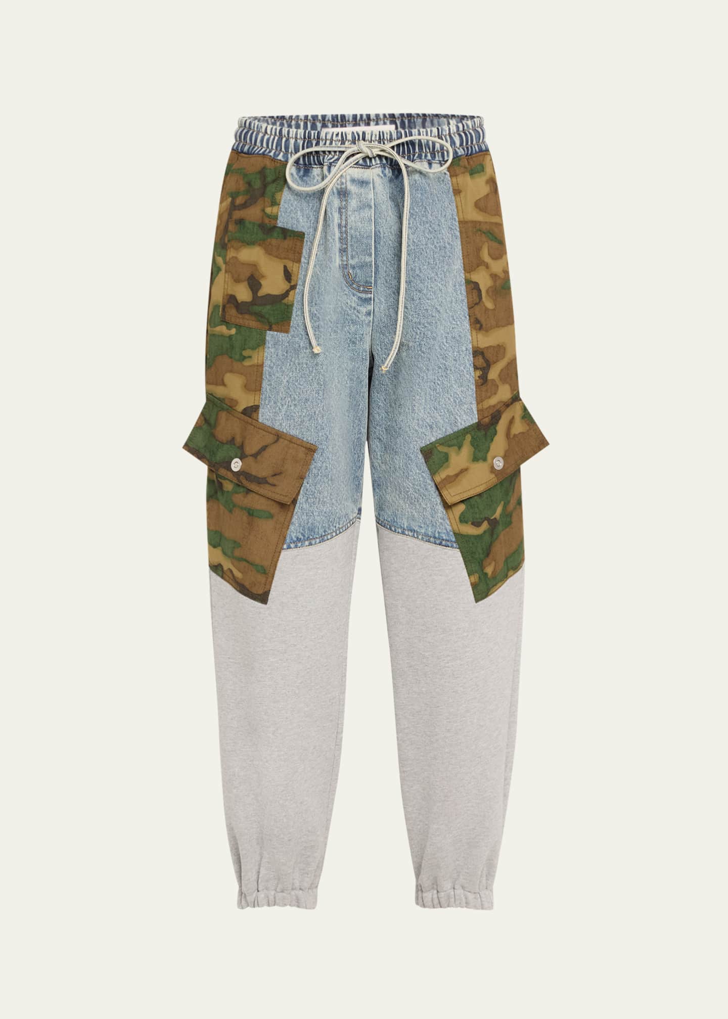 Patchwork Camo Ripstick Joggers