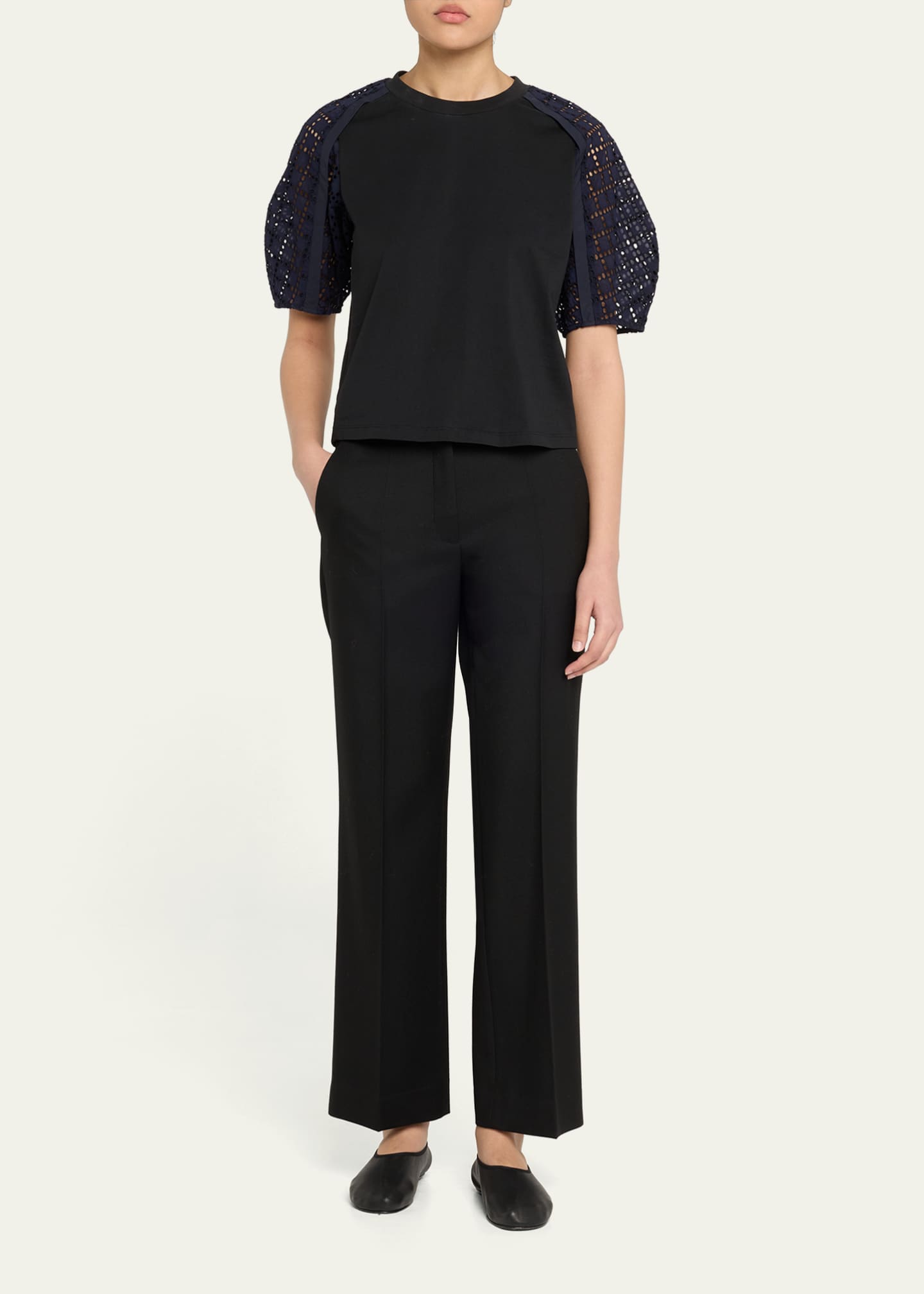 Broderie Anglaise Combo T-Shirt