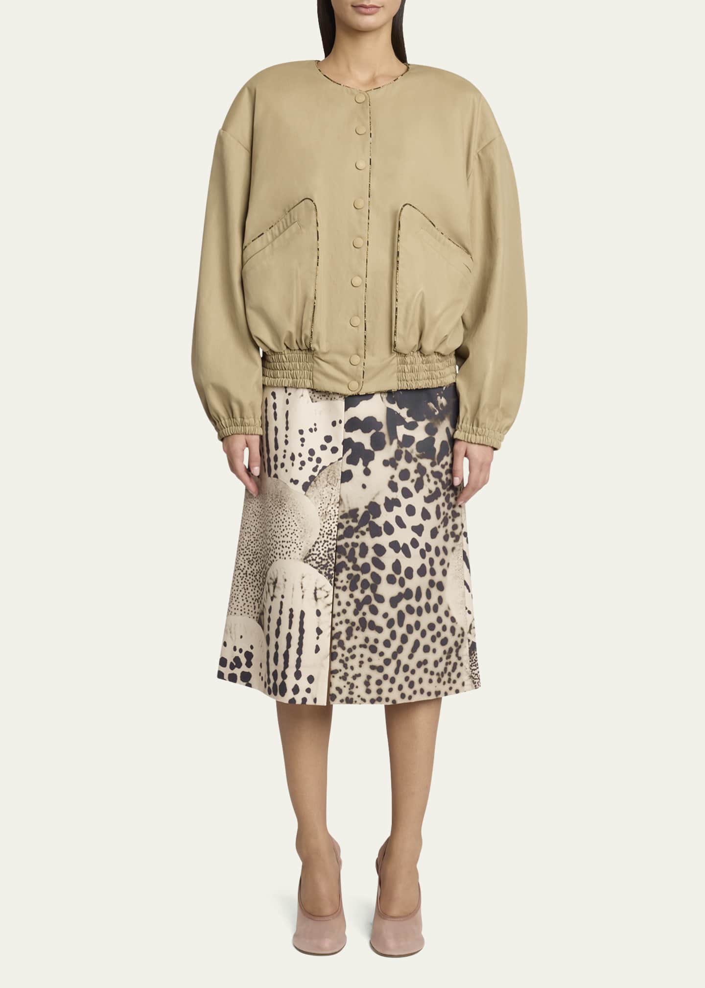 Dries Van Noten Vadon Cotton Bomber Jacket Image 2 of 5