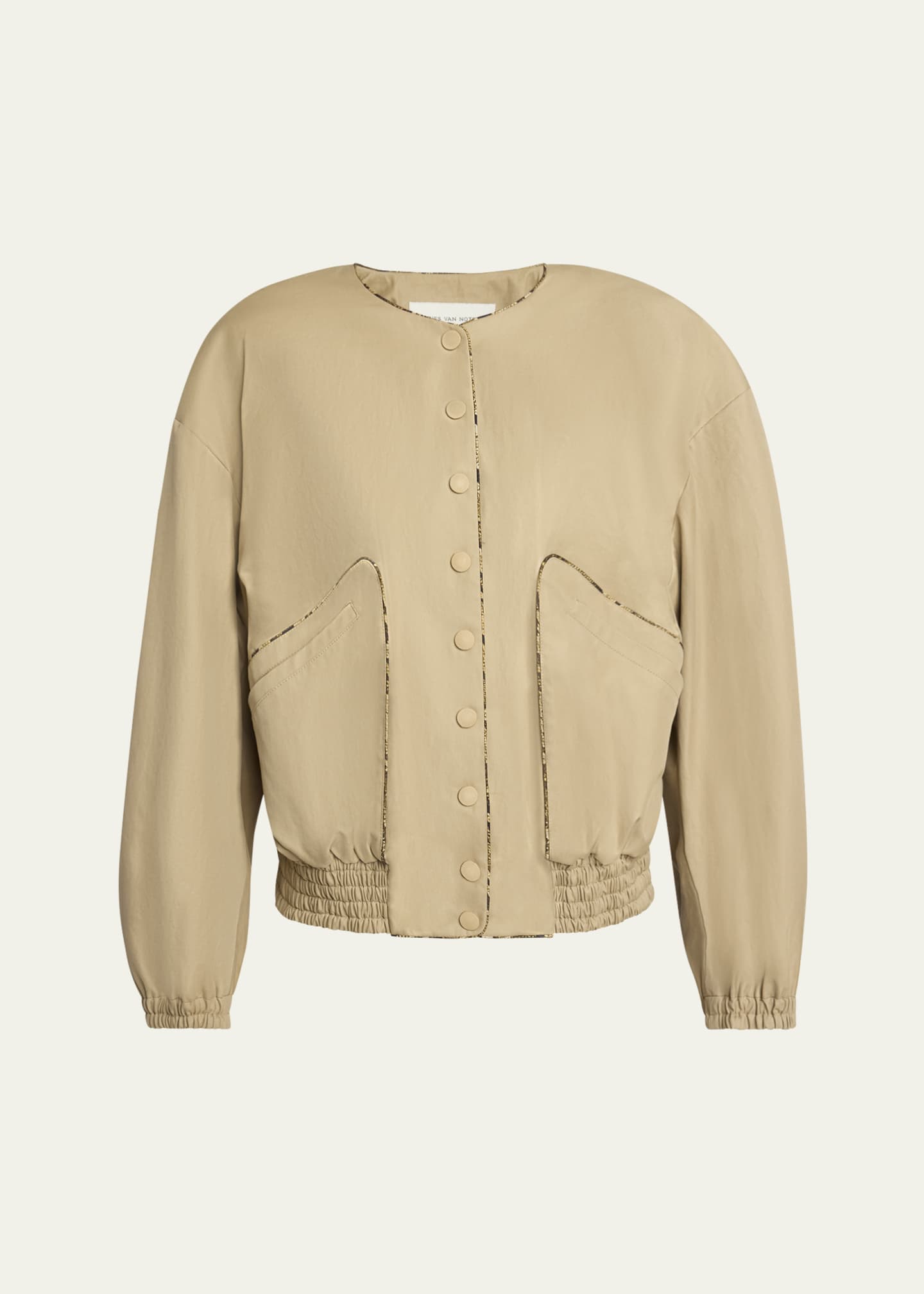 Dries Van Noten Vadon Cotton Bomber Jacket Image 1 of 5