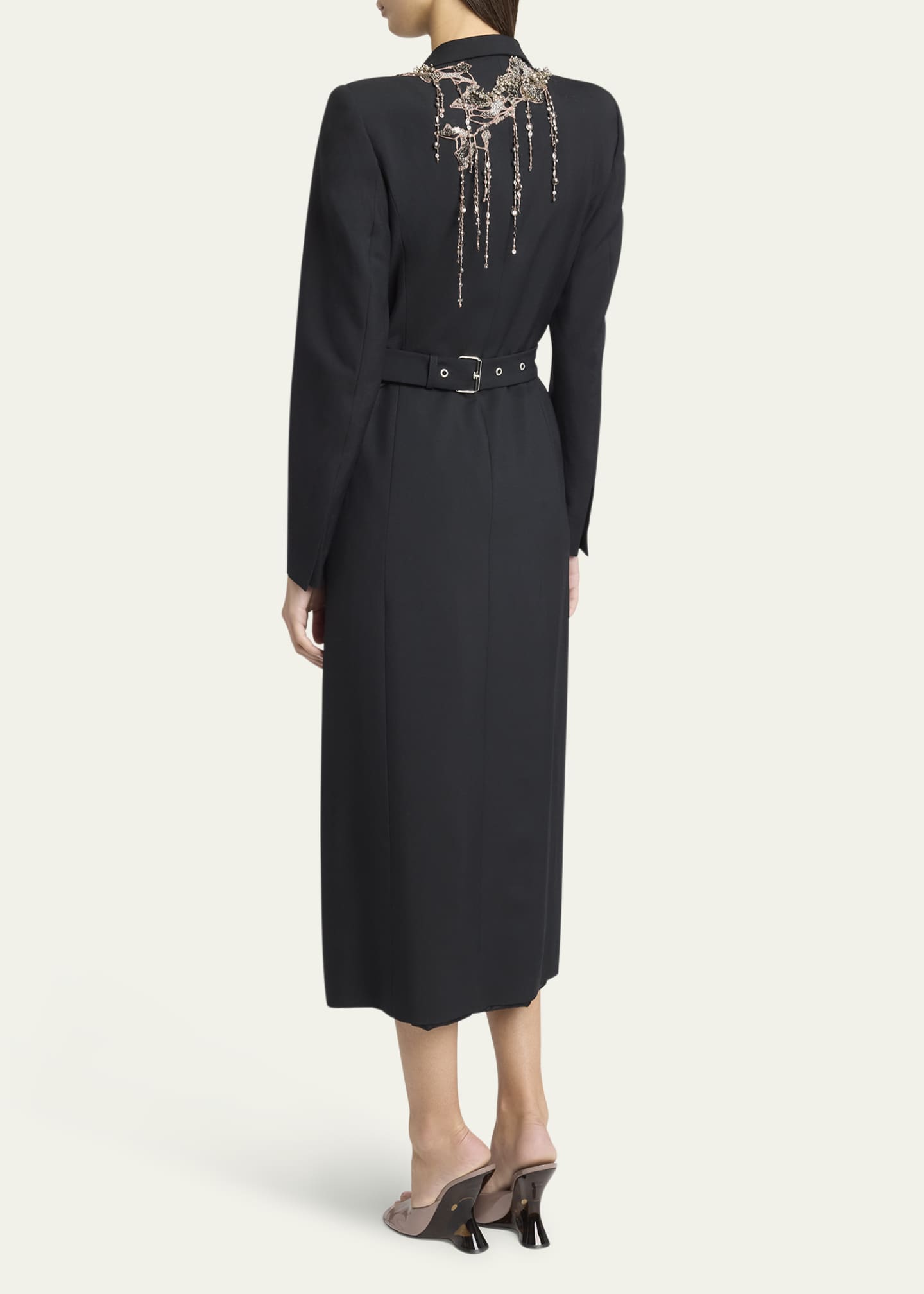 Rilly Long Embellished Coat