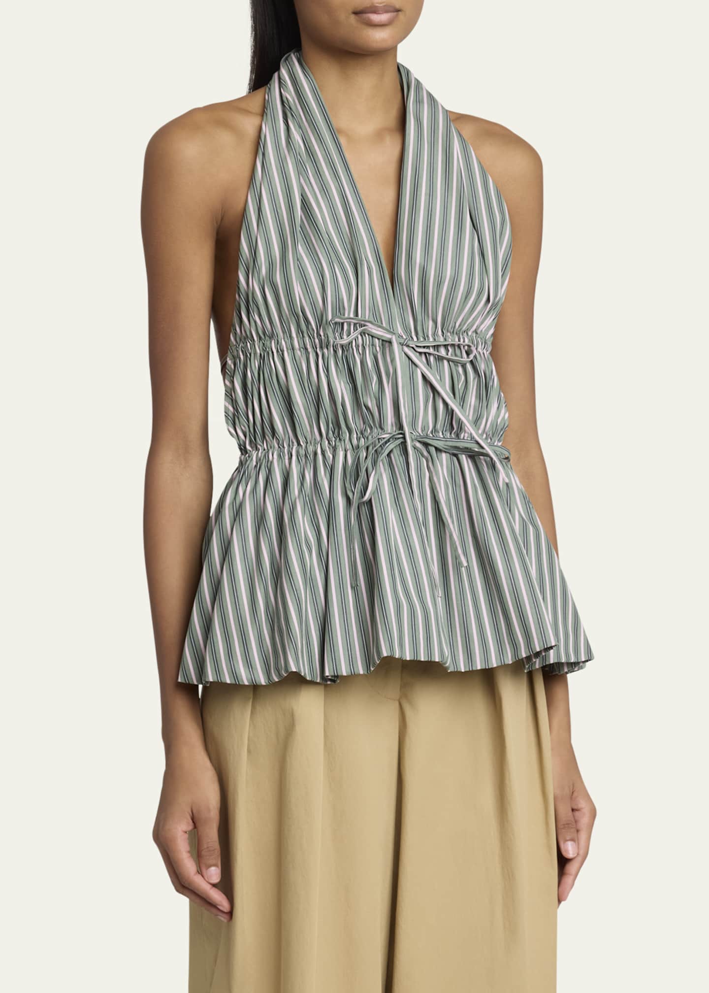 Ceana Stripe Halter Top