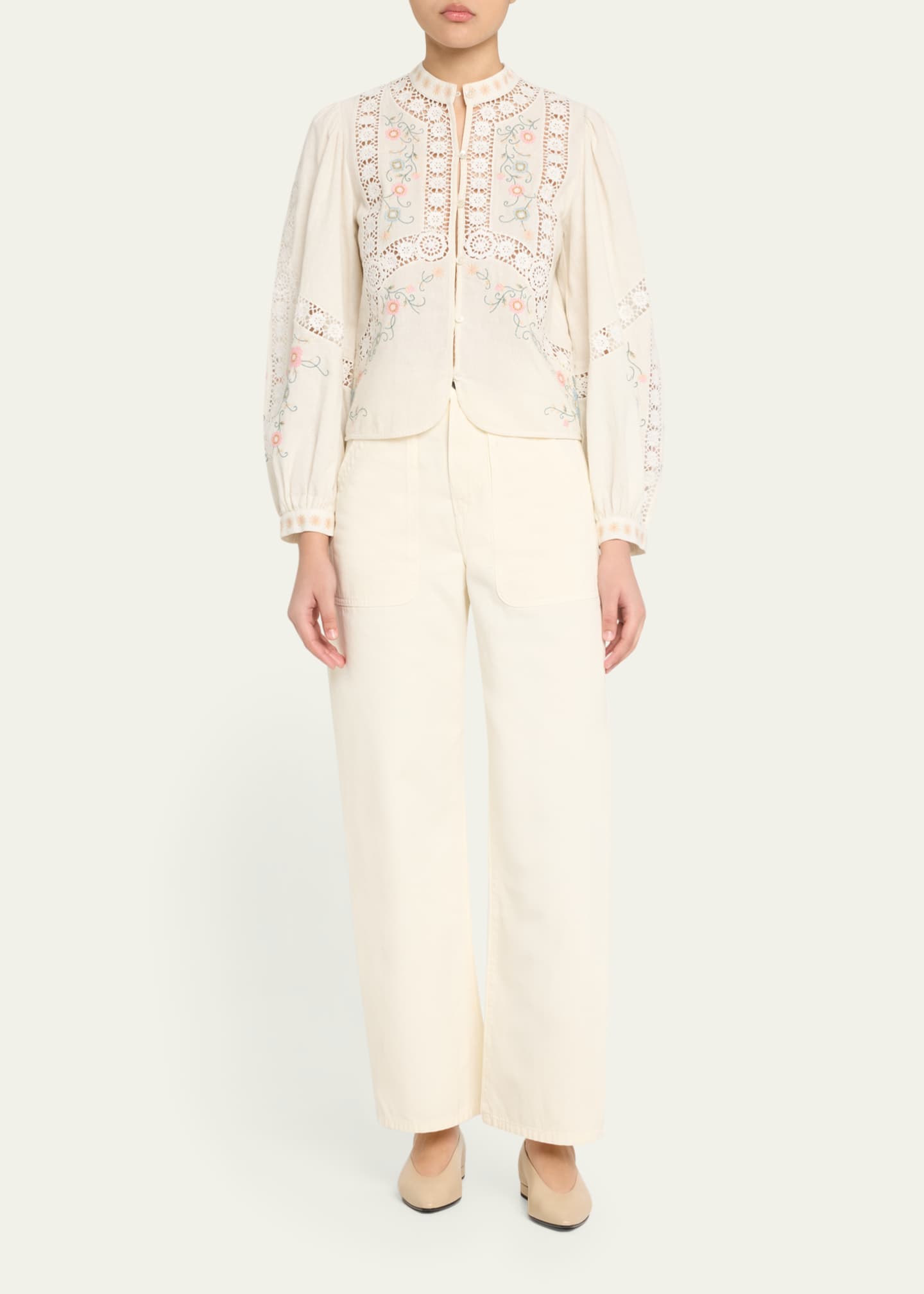 Sea Vesna Embroidered Blouse Image 2 of 5