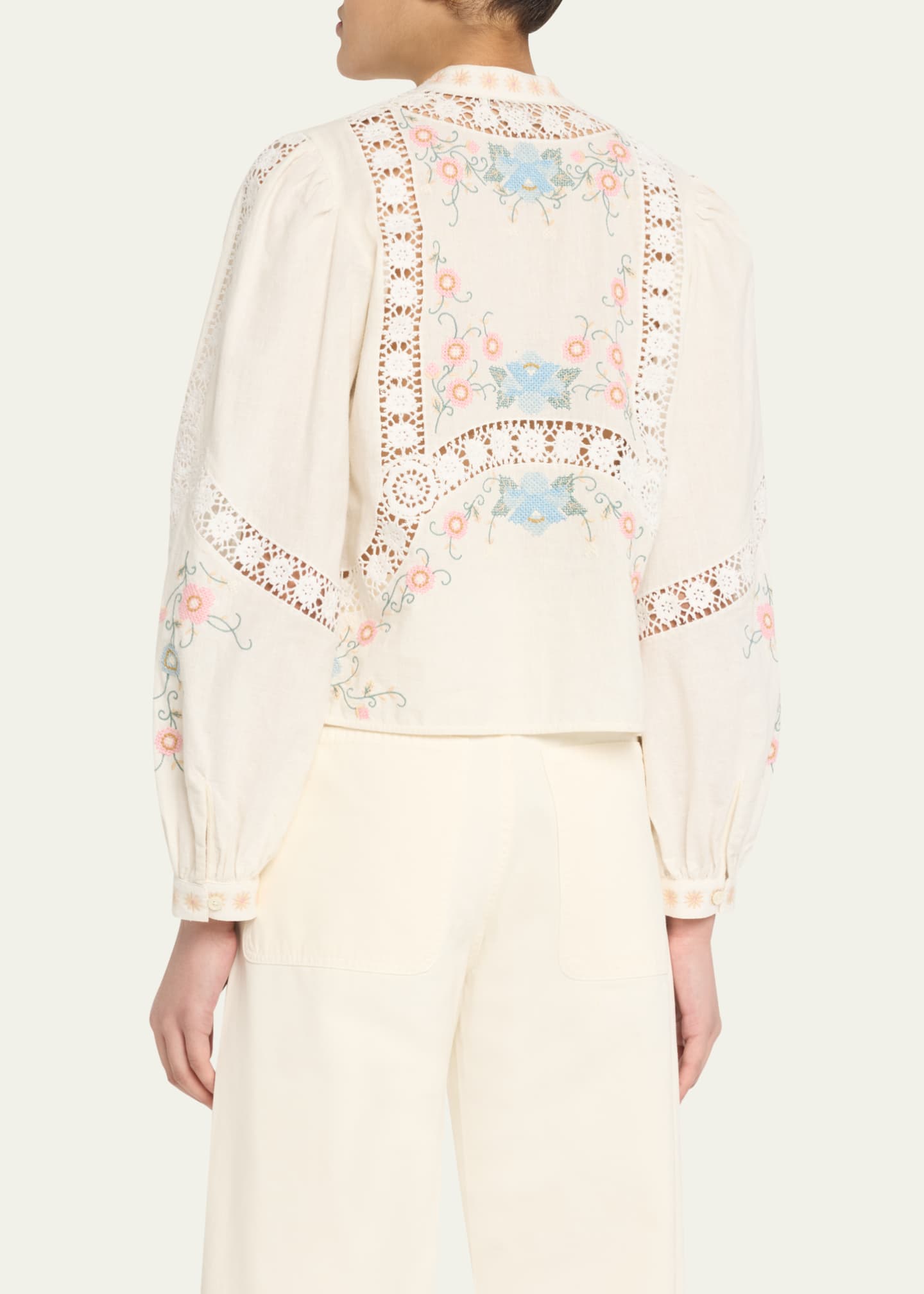 Sea Vesna Embroidered Blouse Image 3 of 5