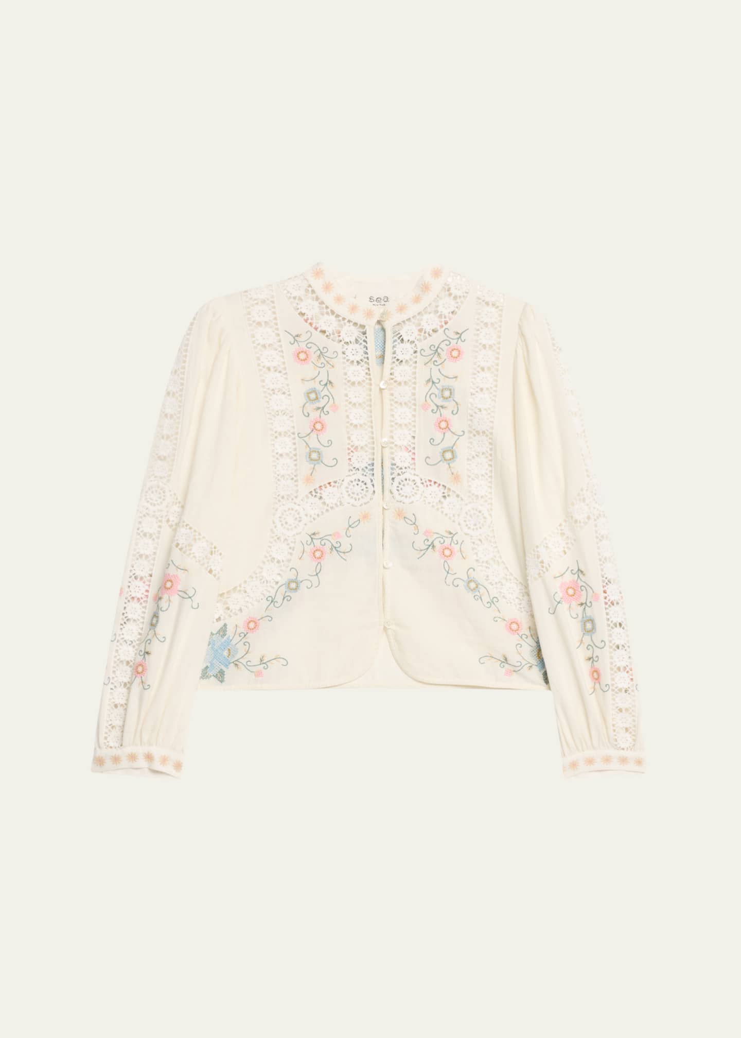 Sea Vesna Embroidered Blouse Image 1 of 5