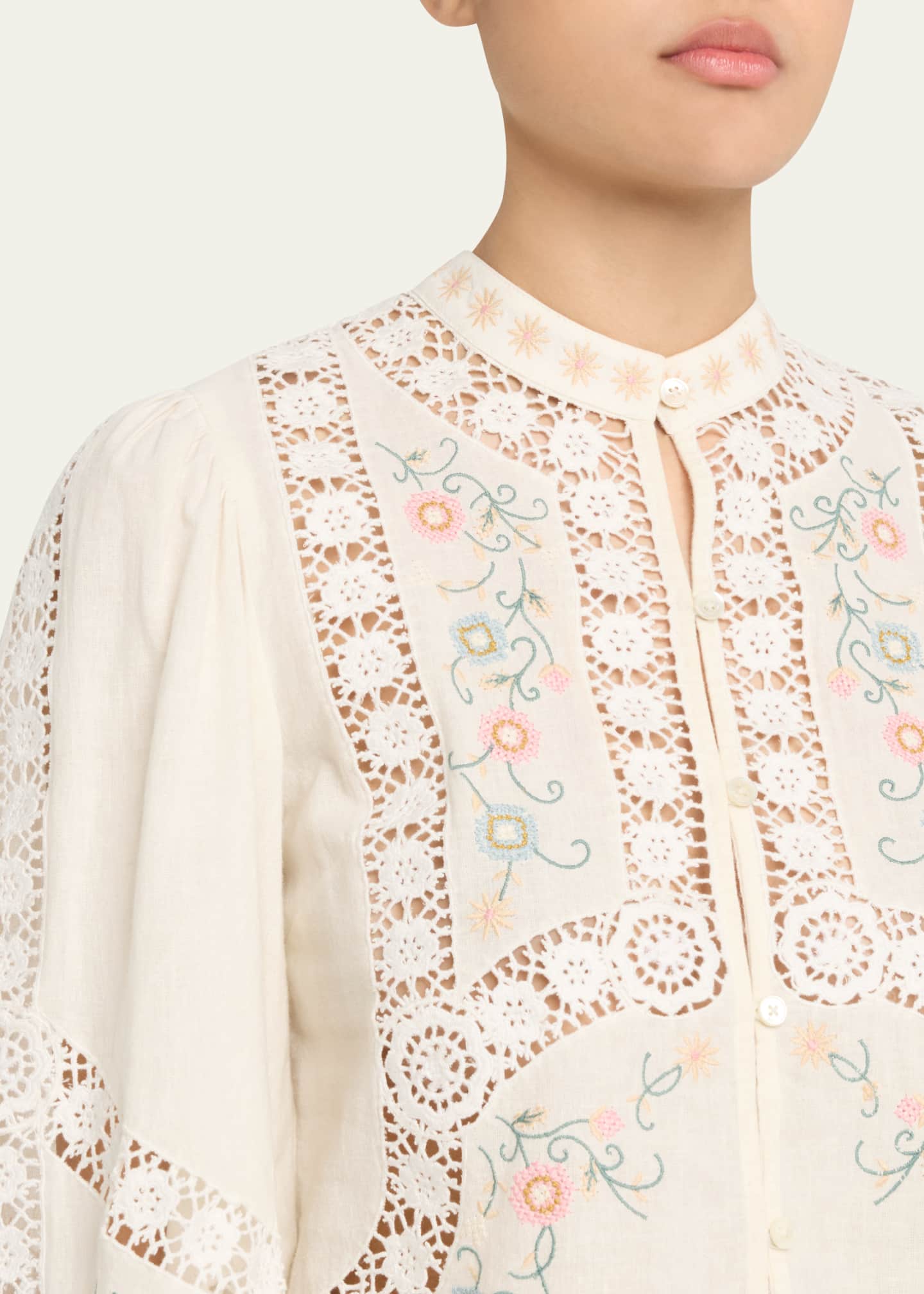 Sea Vesna Embroidered Blouse Image 5 of 5