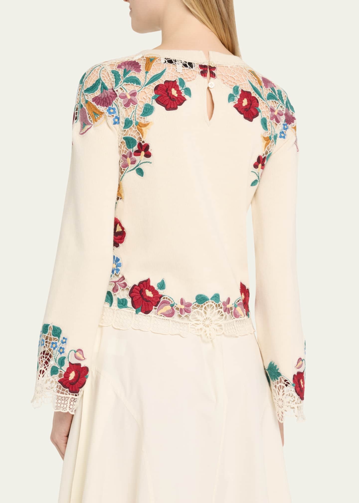 Sea Katharine Embroidered Sweater Image 3 of 5