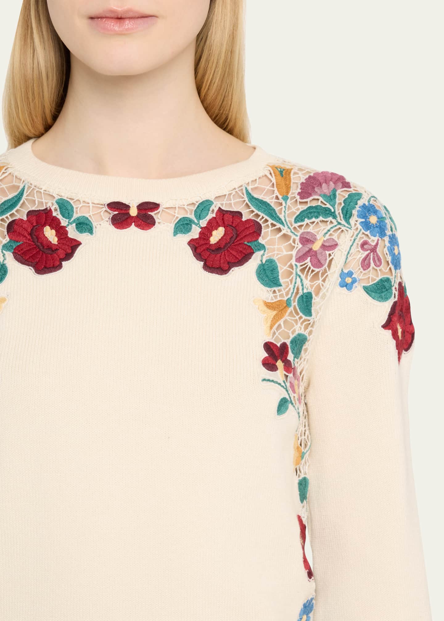 Sea Katharine Embroidered Sweater Image 5 of 5