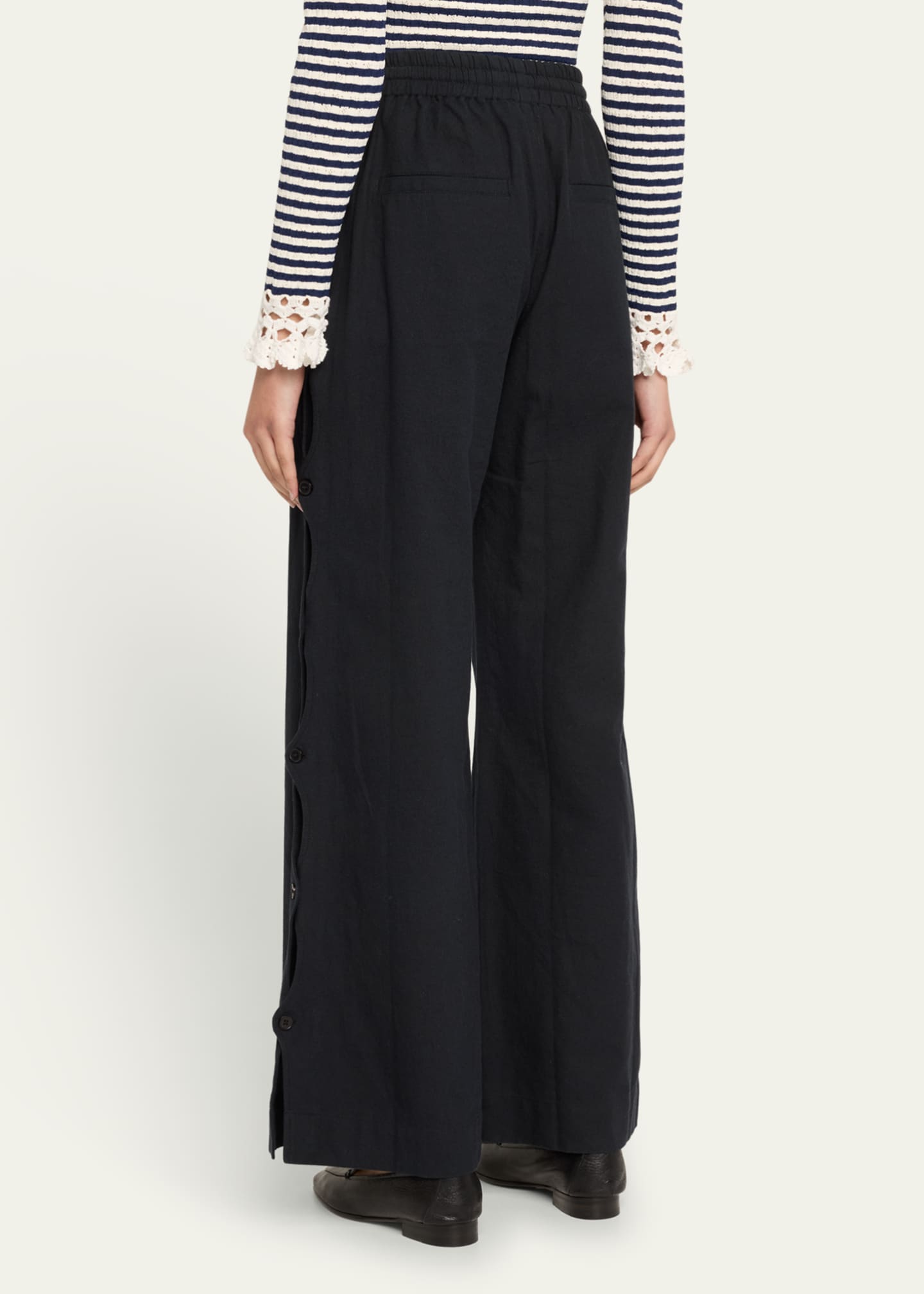 Sea Shai Side-Button Pants Image 3 of 5