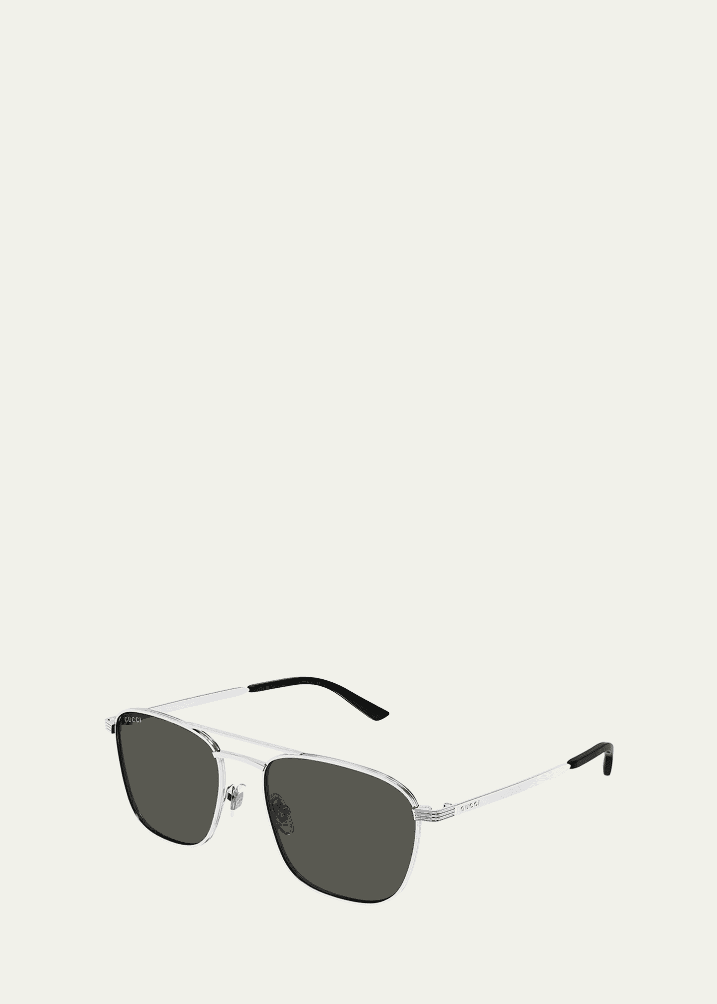 Gucci Men's GG1881SM Metal Aviator Sunglasses Image 2 of 2