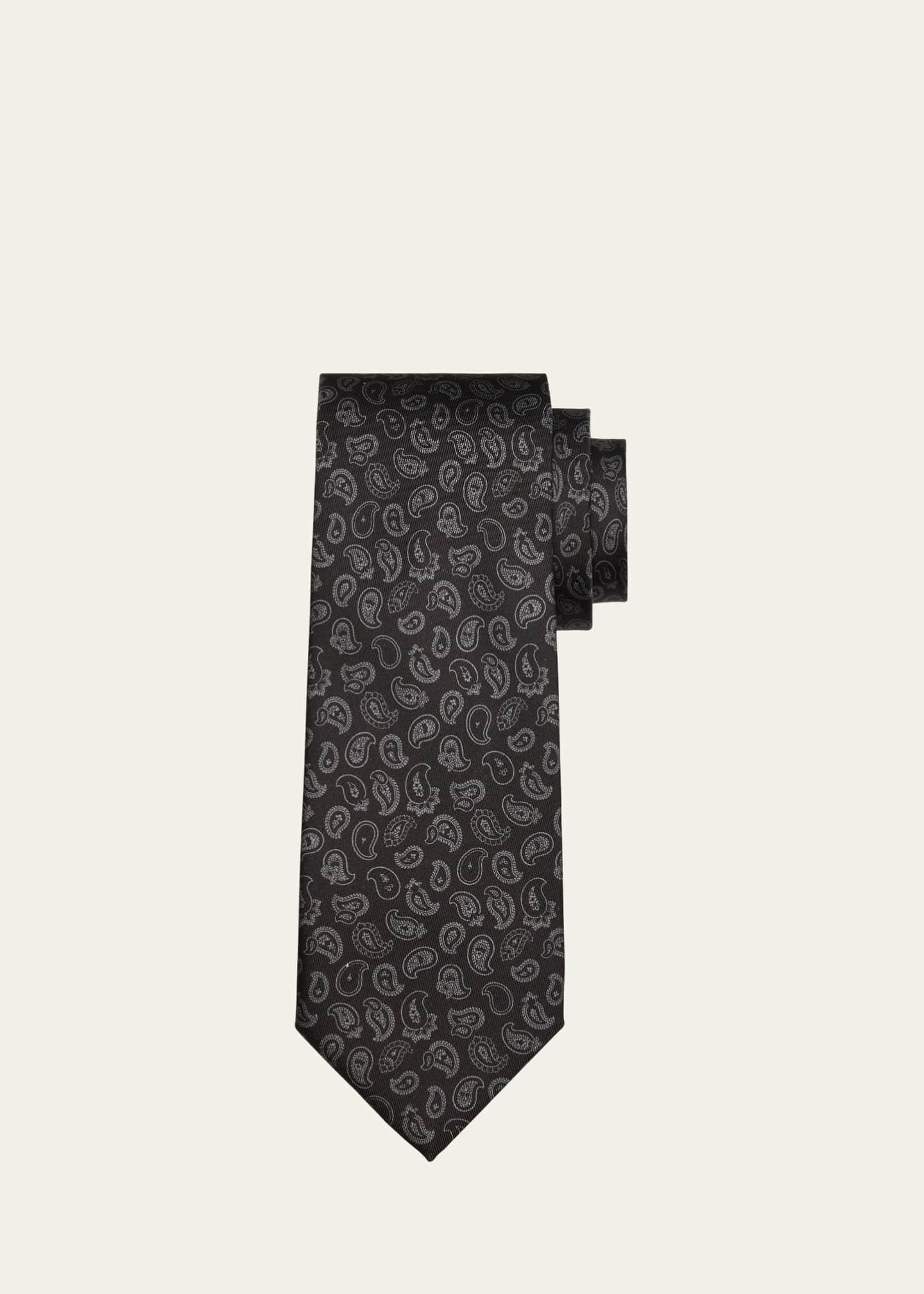 Brioni Men's Paisley Silk Tie