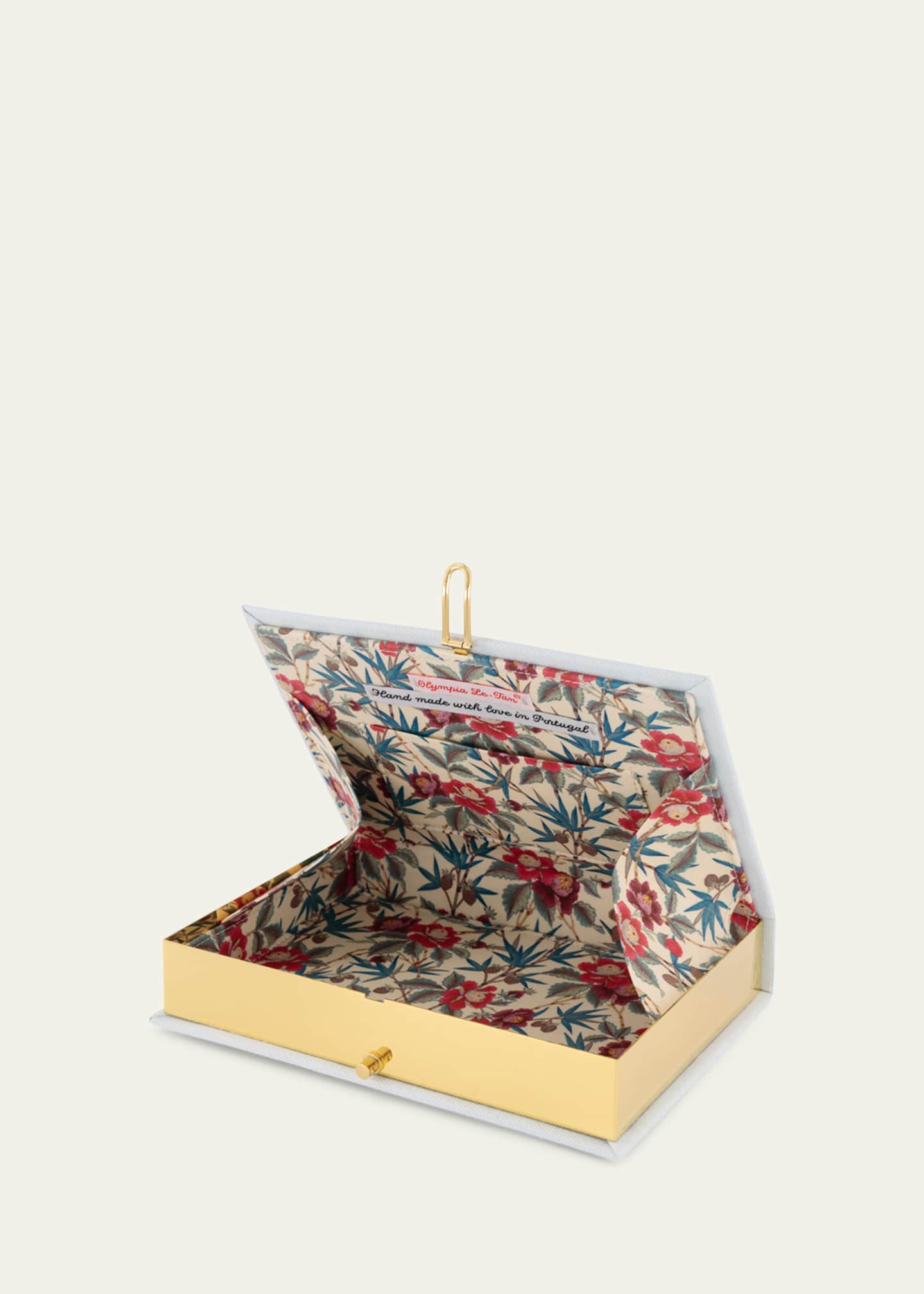 Olympia Le-Tan Something Blue Book Clutch Bag Image 3 of 3