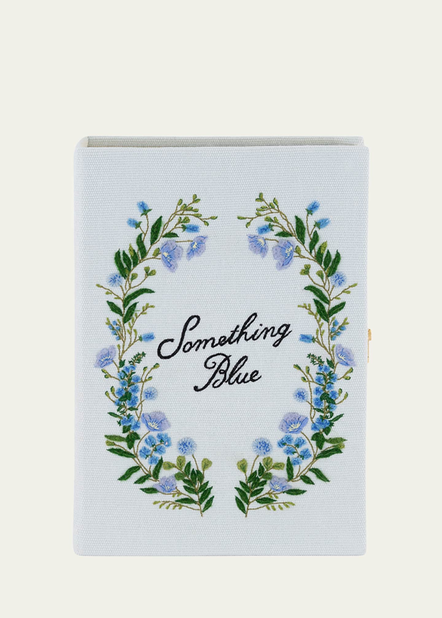 Olympia Le-Tan Something Blue Book Clutch Bag Image 1 of 3