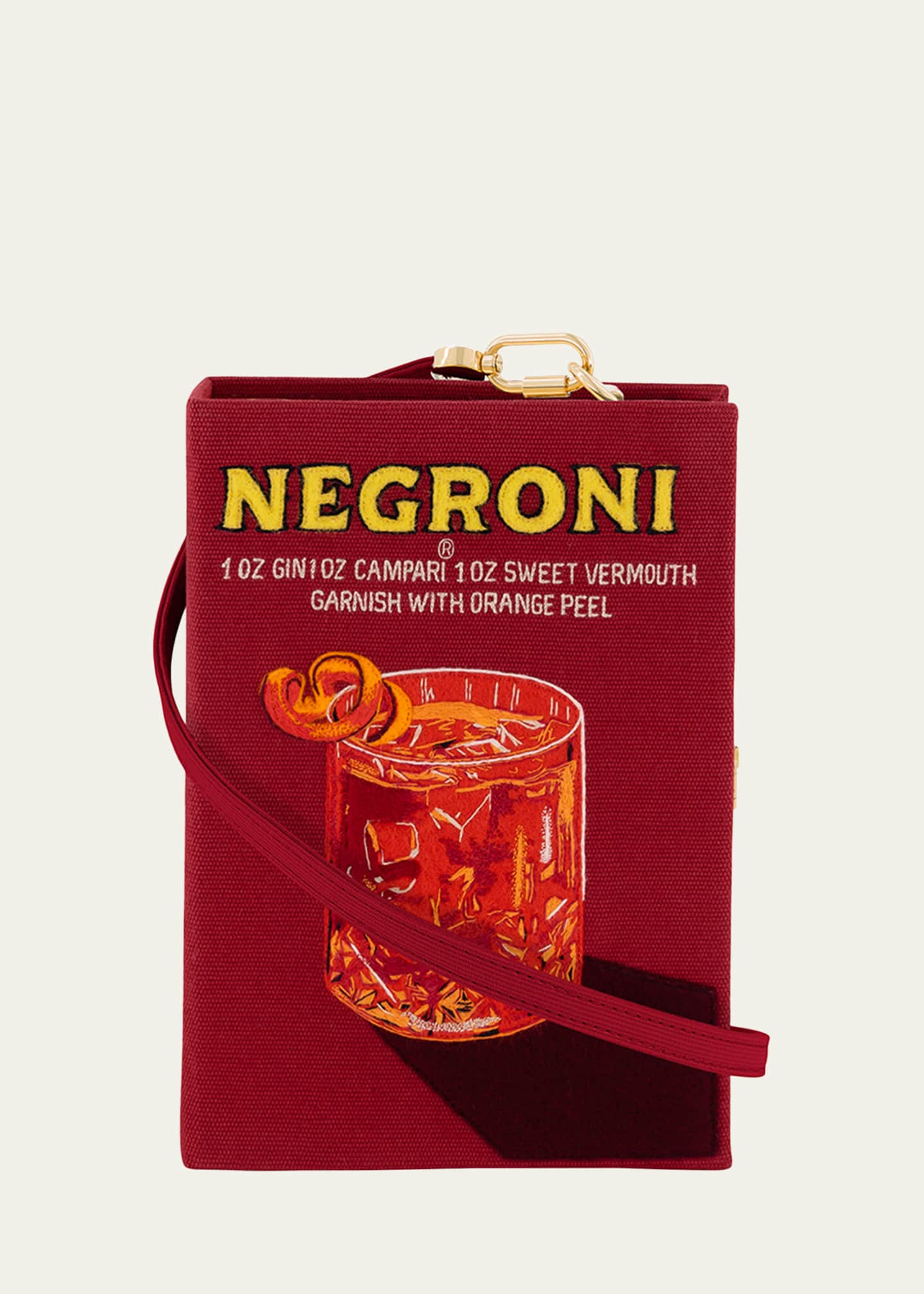 Olympia Le-Tan Negroni Book Clutch Bag - Bergdorf Goodman