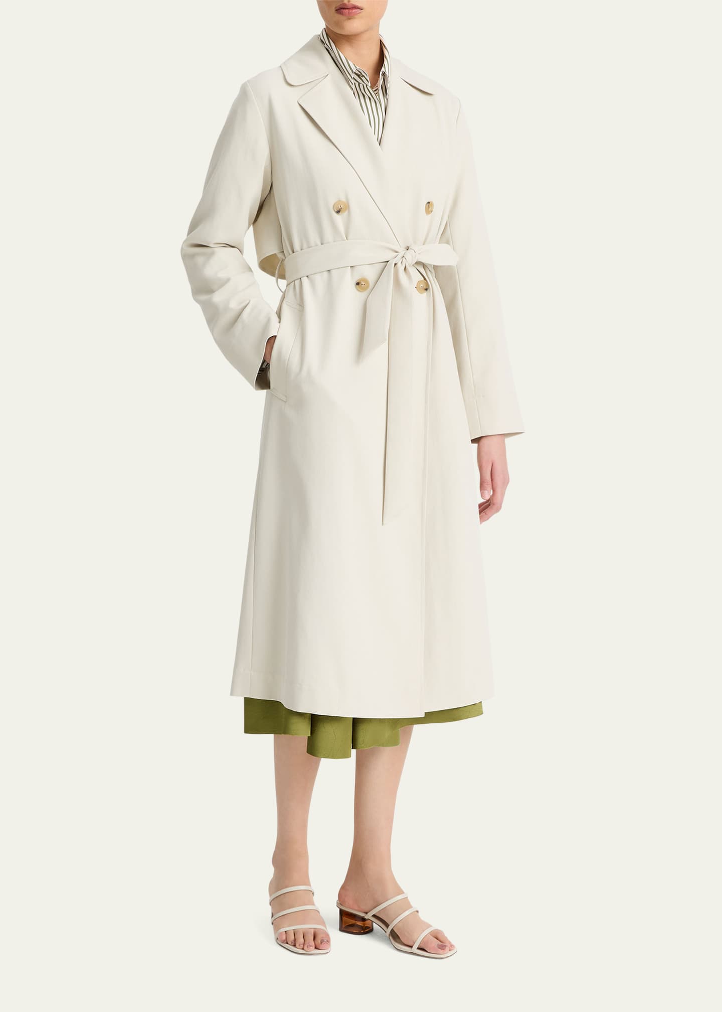 Vince Drapey Trench Coat Image 4 of 5