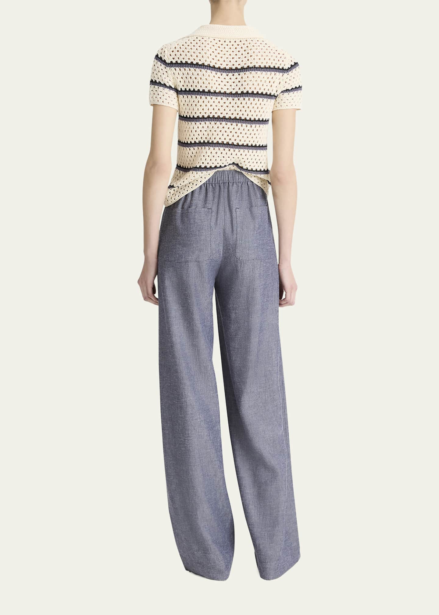 Vince Mid-Rise Casual Pull-On Pants Image 3 of 3